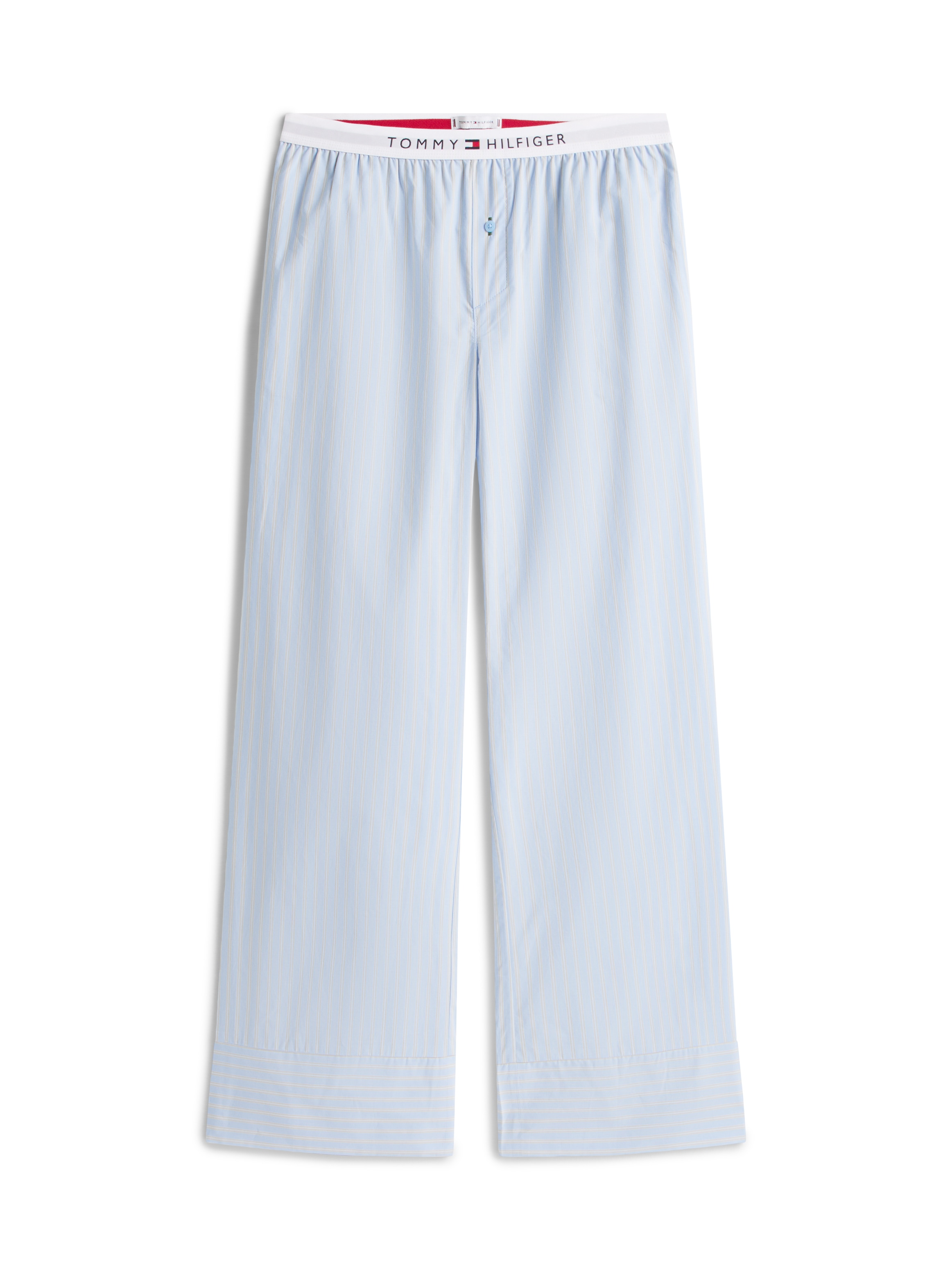 Tommy Hilfiger Underwear Loungehose »POPLIN PANTS«, mit Streifenmuster, Logobund
