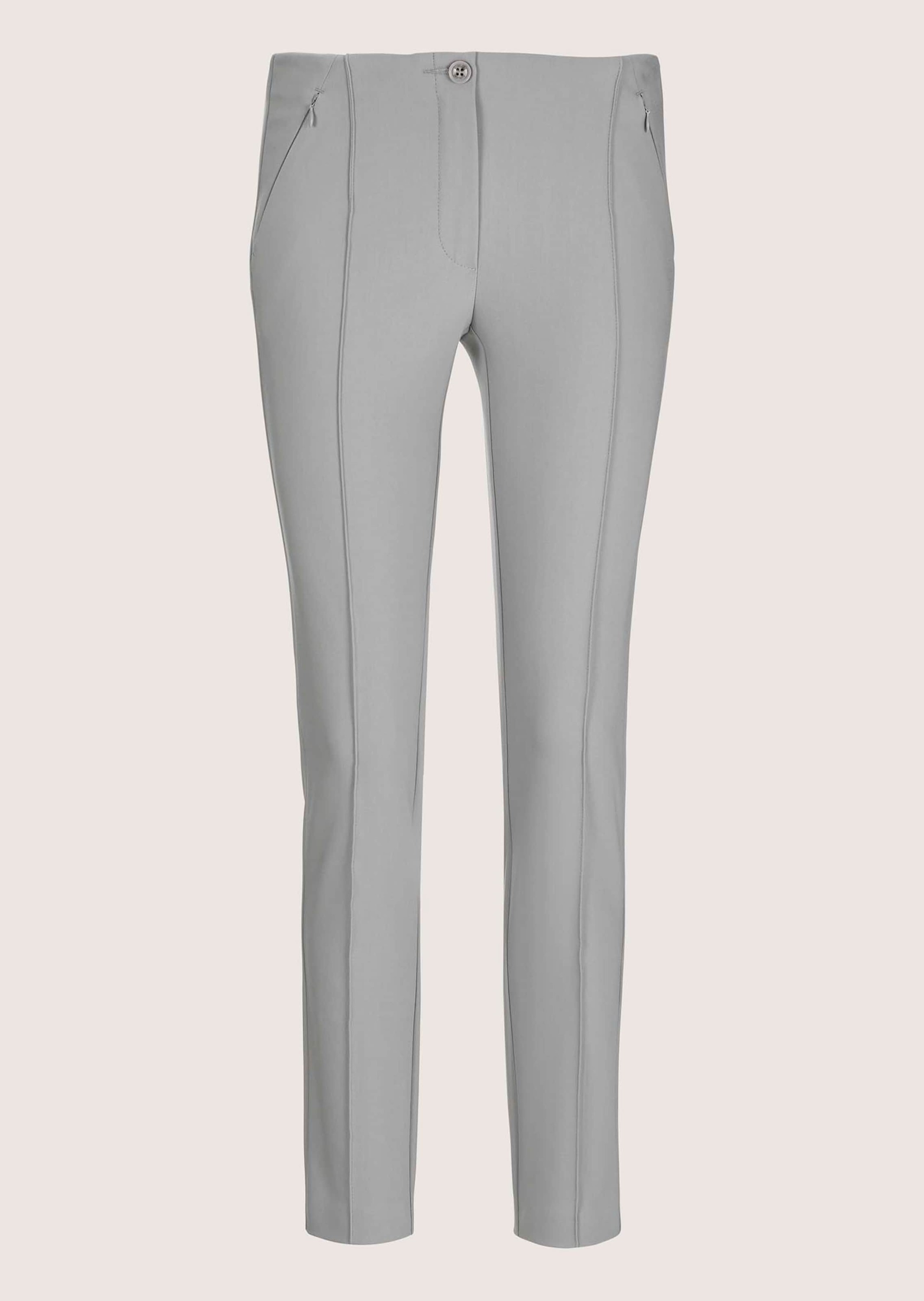 MADELEINE Stoffhose »Hose Schlanke Stretch-Hose mit Biesen«