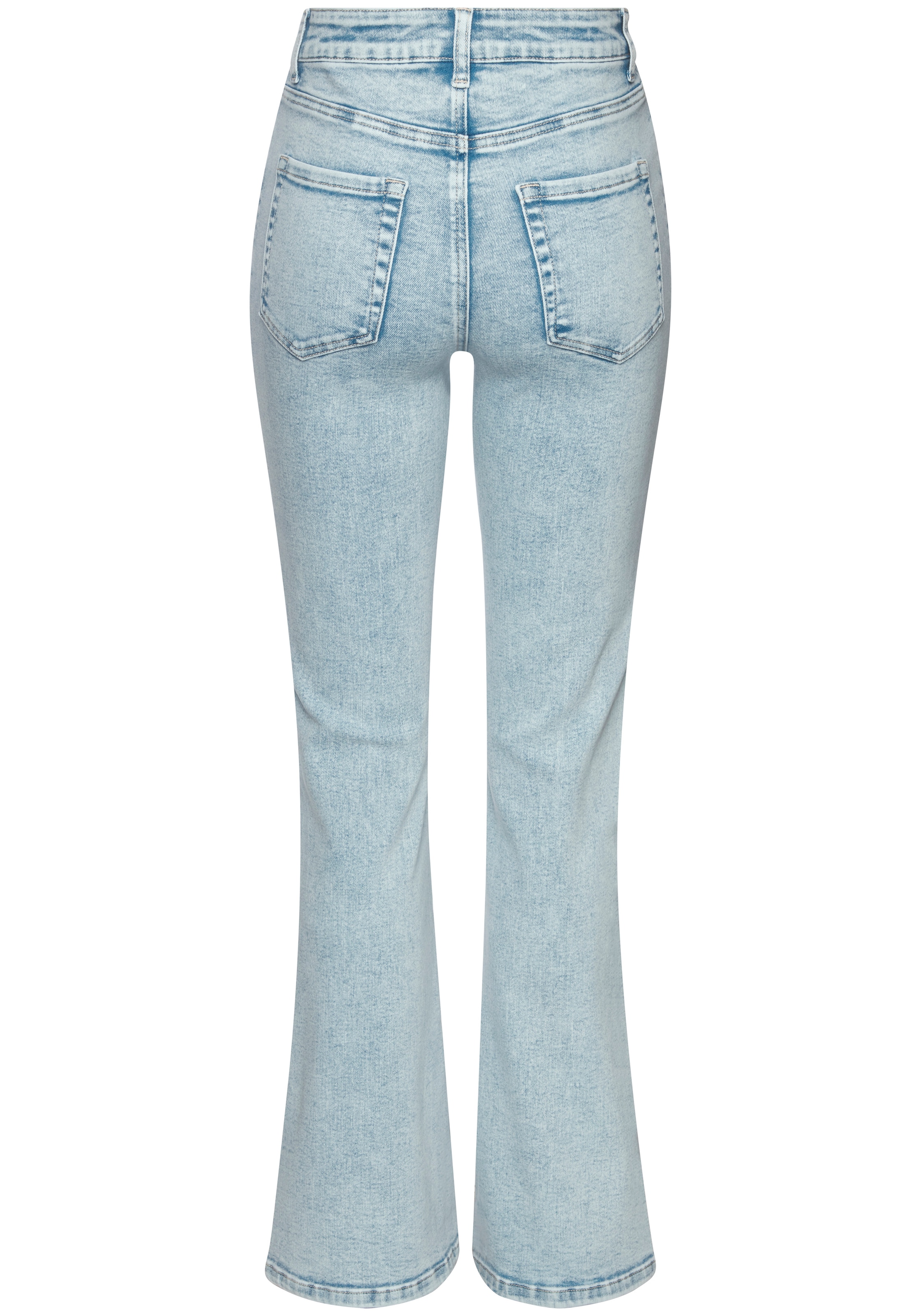French Connection »mit Used-Waschung und klassischem 5-Pocket-Design« ausgestellte Beinform, Flared-Jeans, Stretchjeans,elastisches Material
