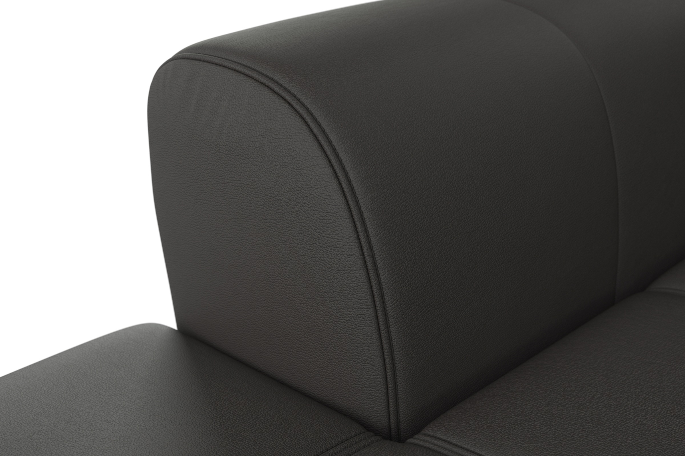 sit&more Ecksofa »Bendigo L-Form«, inklusive Sitztiefenverstellung, Bodenfreiheit 15 cm, 2 Fußfarben