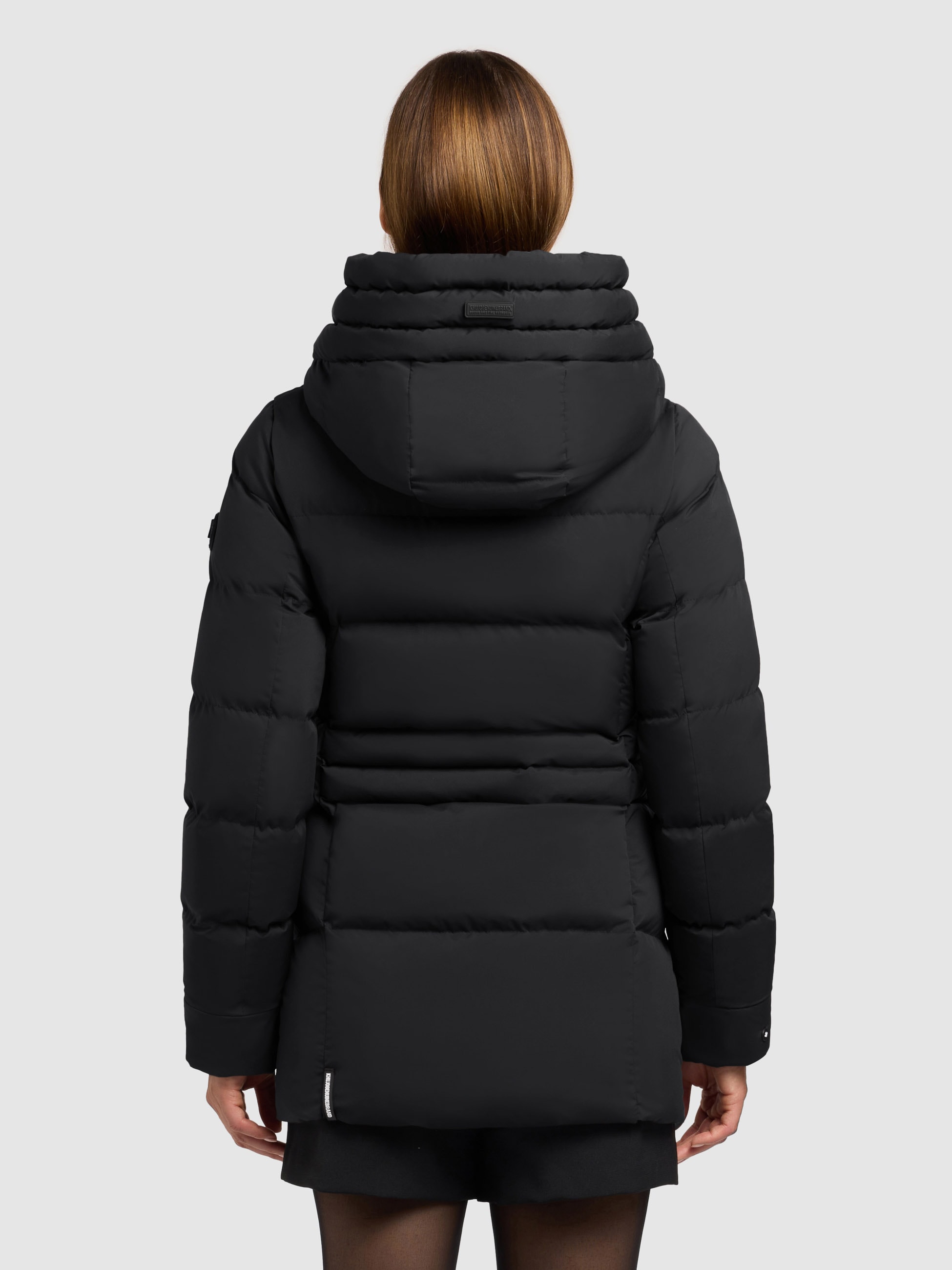 khujo Steppjacke »MATLA« mit Kapuze Reißverschlusstaschen mit Fleecefutter, eine Ärmeltasche