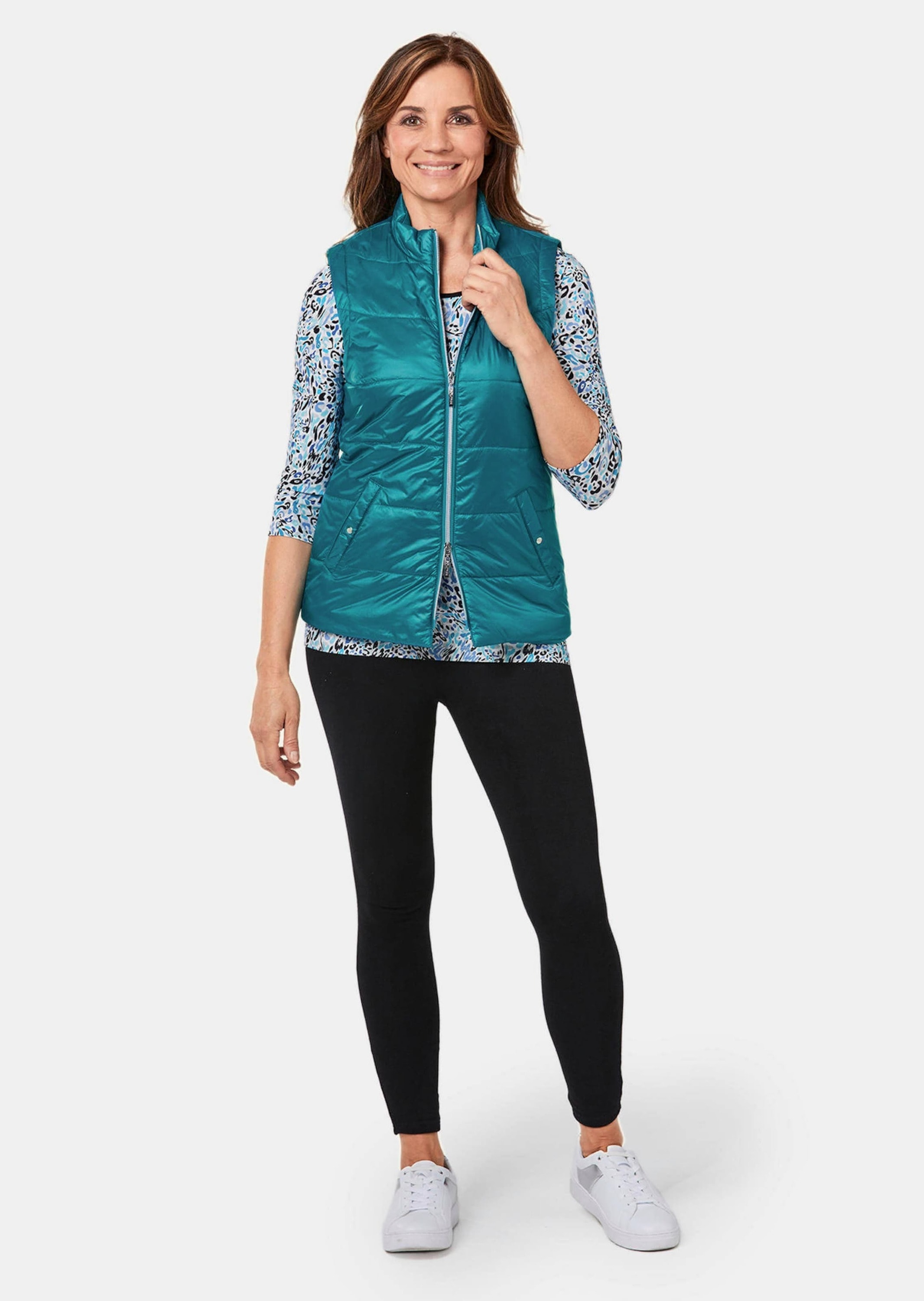 GOLDNER Kurzweste »Leichte Steppweste mit Stehkragen«