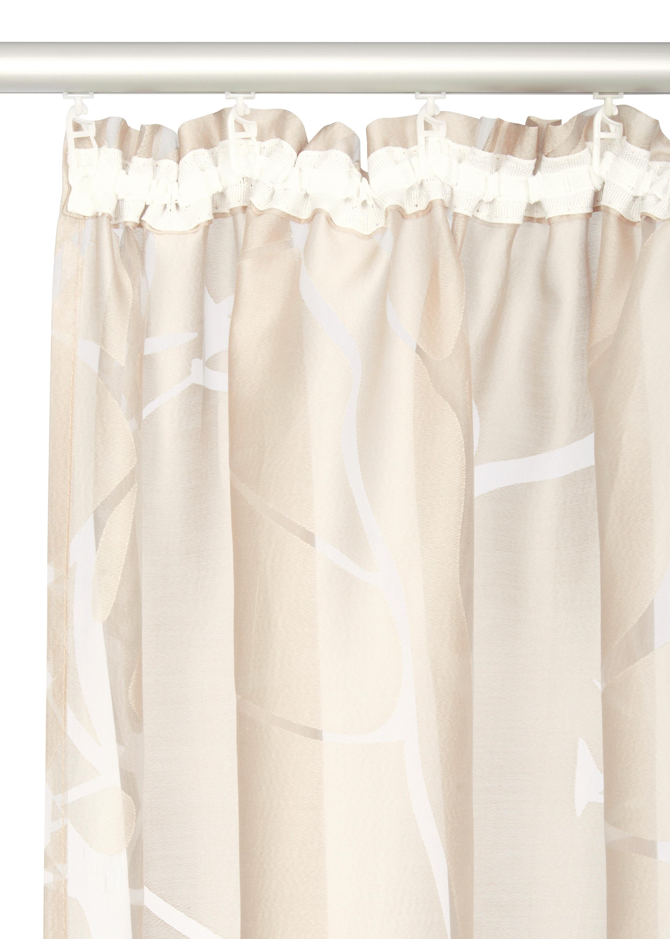 Polyester OTTO Halbtransparent, kaufen »Anna«, (1 Gardine Ausbrenner, online home St.), bei my