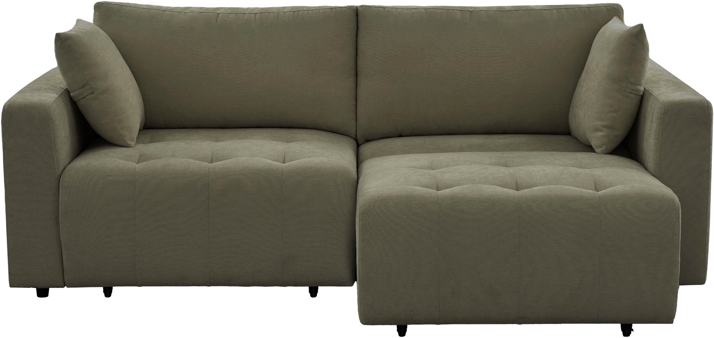 OTTO home 2,5-Sitzer »ELIANN , 209 cm - elektrisches Schlafsofa« mit USB A/C-Anschluss. Federkern, Webstoff