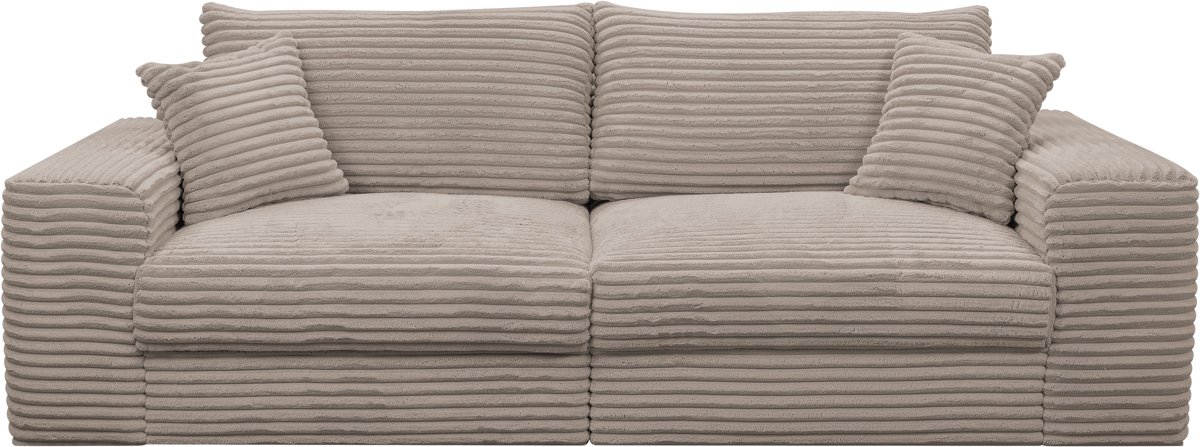 WERK2 Big-Sofa »Rozzana Mega Sofa mit viel Platz, aktuelle Bezüge. Breite 246cm«, mit losen Rückenkissen
