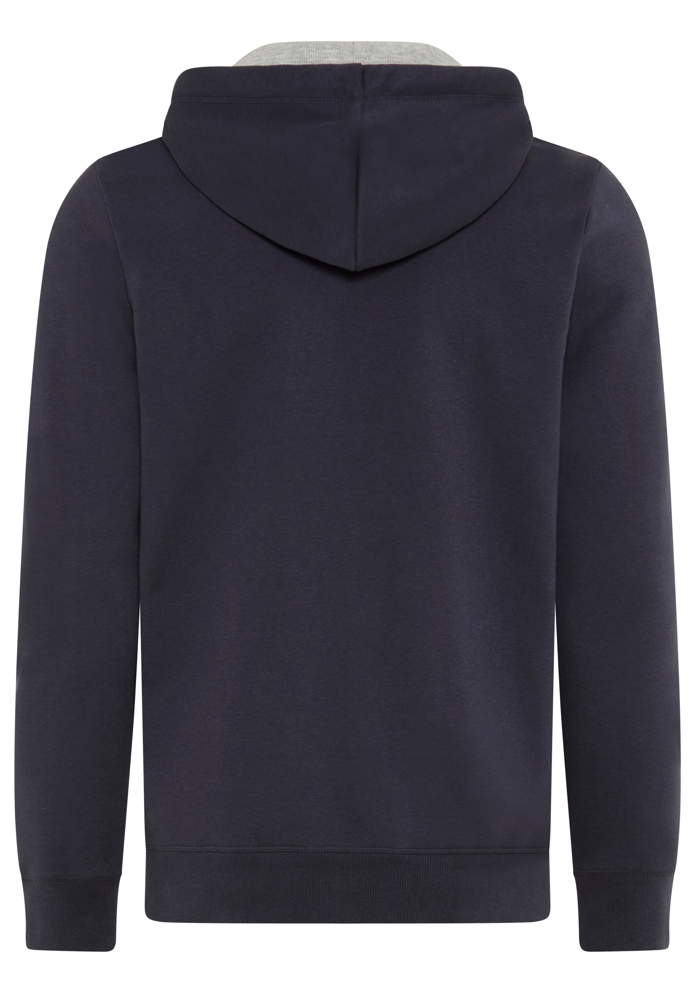 KangaROOS Kapuzensweatjacke mit Kapuze und Kordelzug, aus angerauter Sweatware, schmale Passform