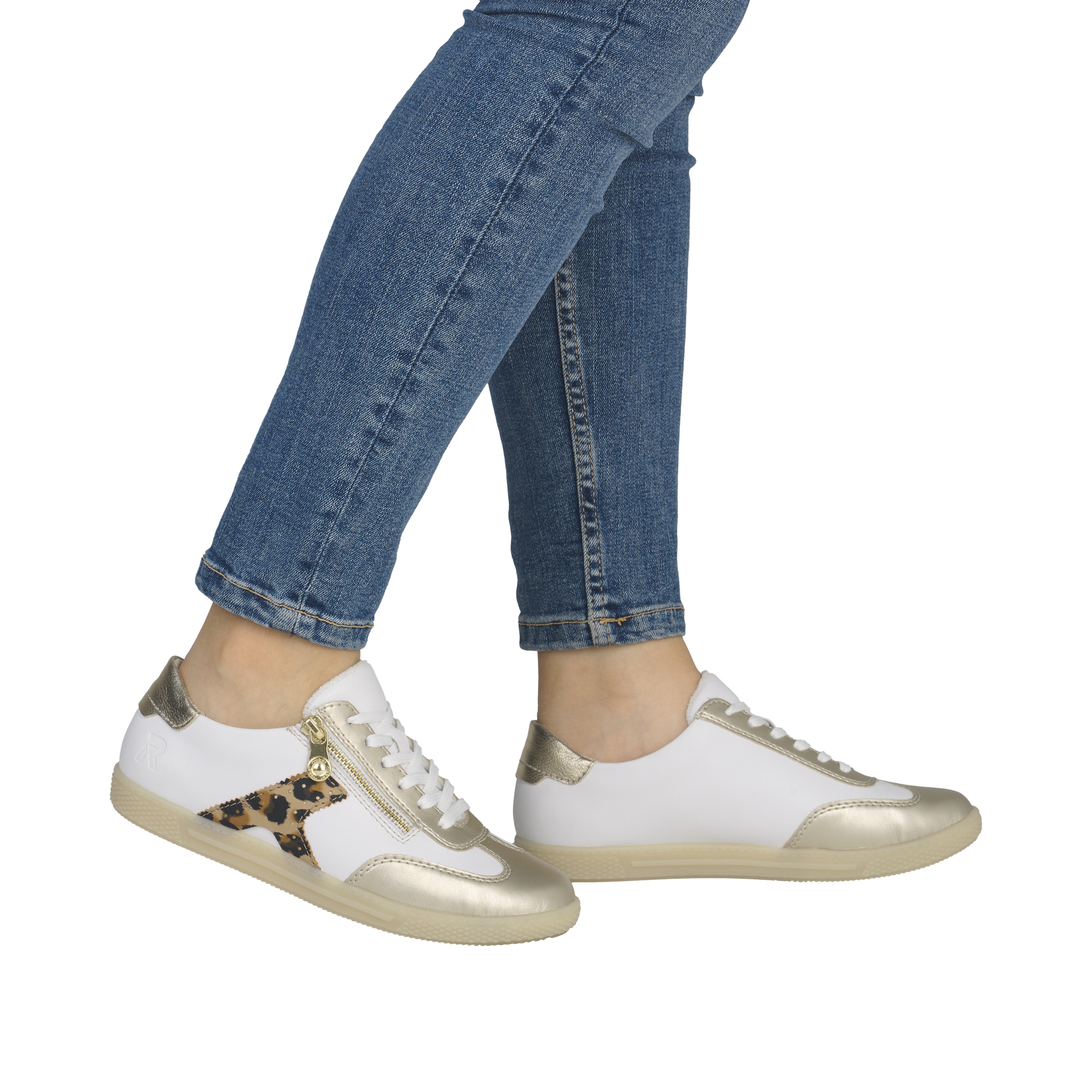 Rieker Sneaker  Halbschuh, Freizeitschuh, Schnürschuh mit Reißverschluss