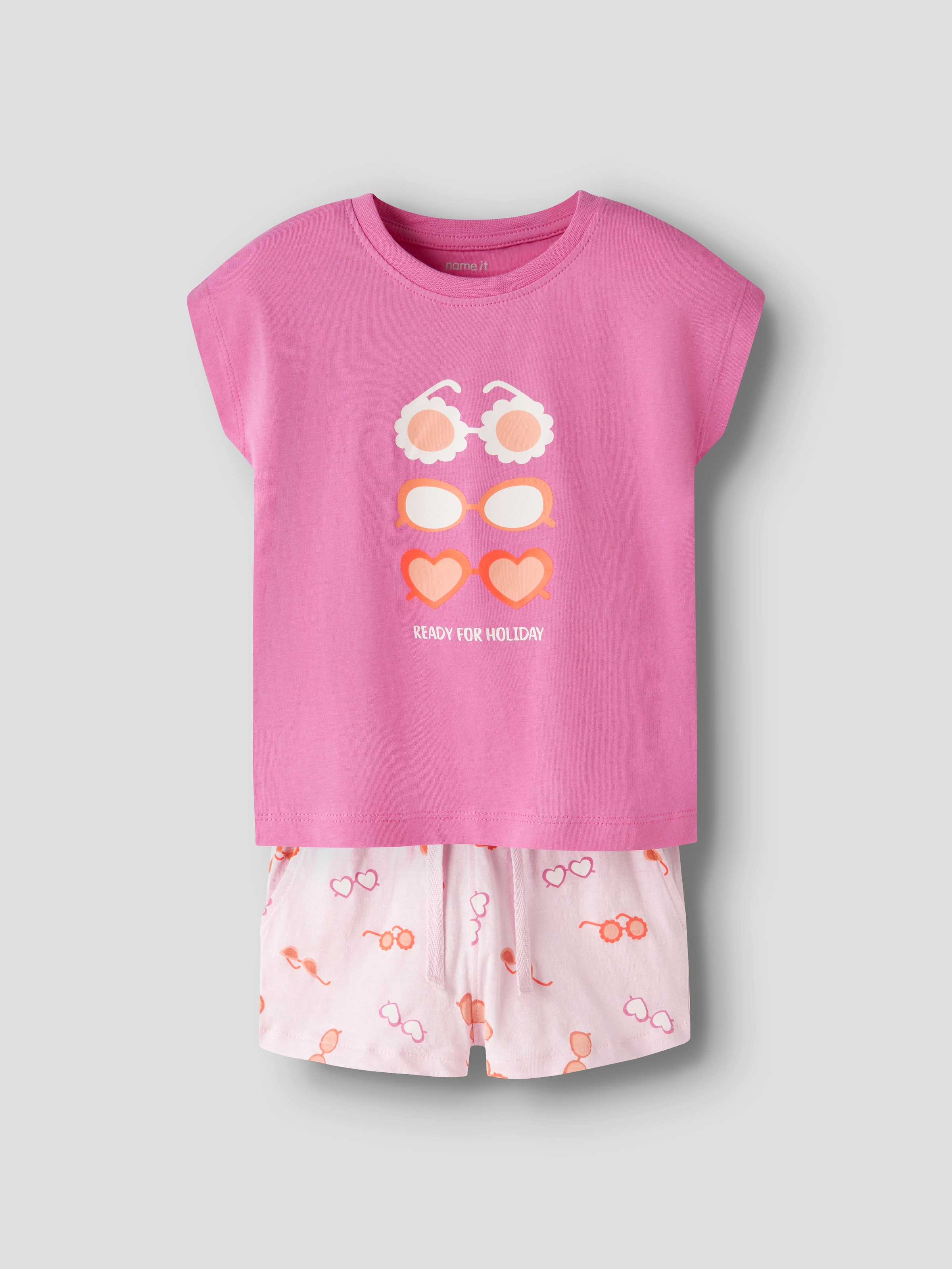 Name It Shorty »NMFVIGEA CAPSL TOP SET« Set, 2 bestehend aus Shirt und Shorts