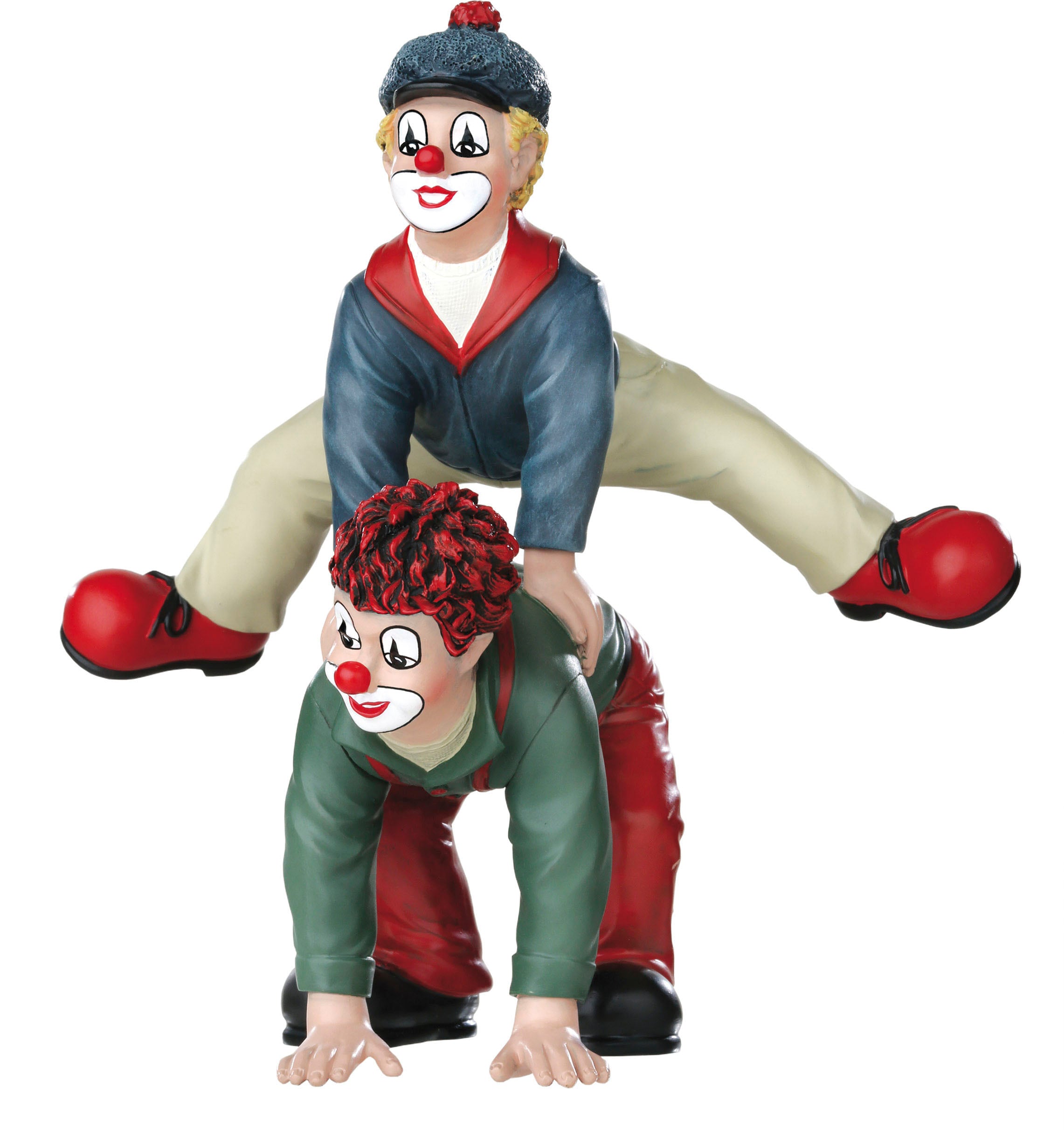 Der Dekofigur, St.), handbemalt, OTTO (1 »Clown Gildeclowns Sammelfigur bei Wohnzimmer Bocksprung«,