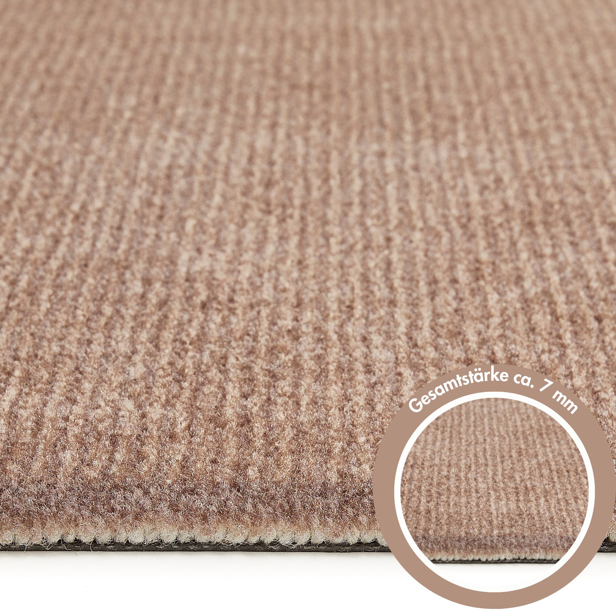 Barbara Becker Fußmatte »Gentle Schmutzfangmatte & Läufer, Made in Belgium«, rechteckig, 10 mm Höhe, Schmutzfangteppich, Schmutzmatte, dezentes Streifen Design, waschbar