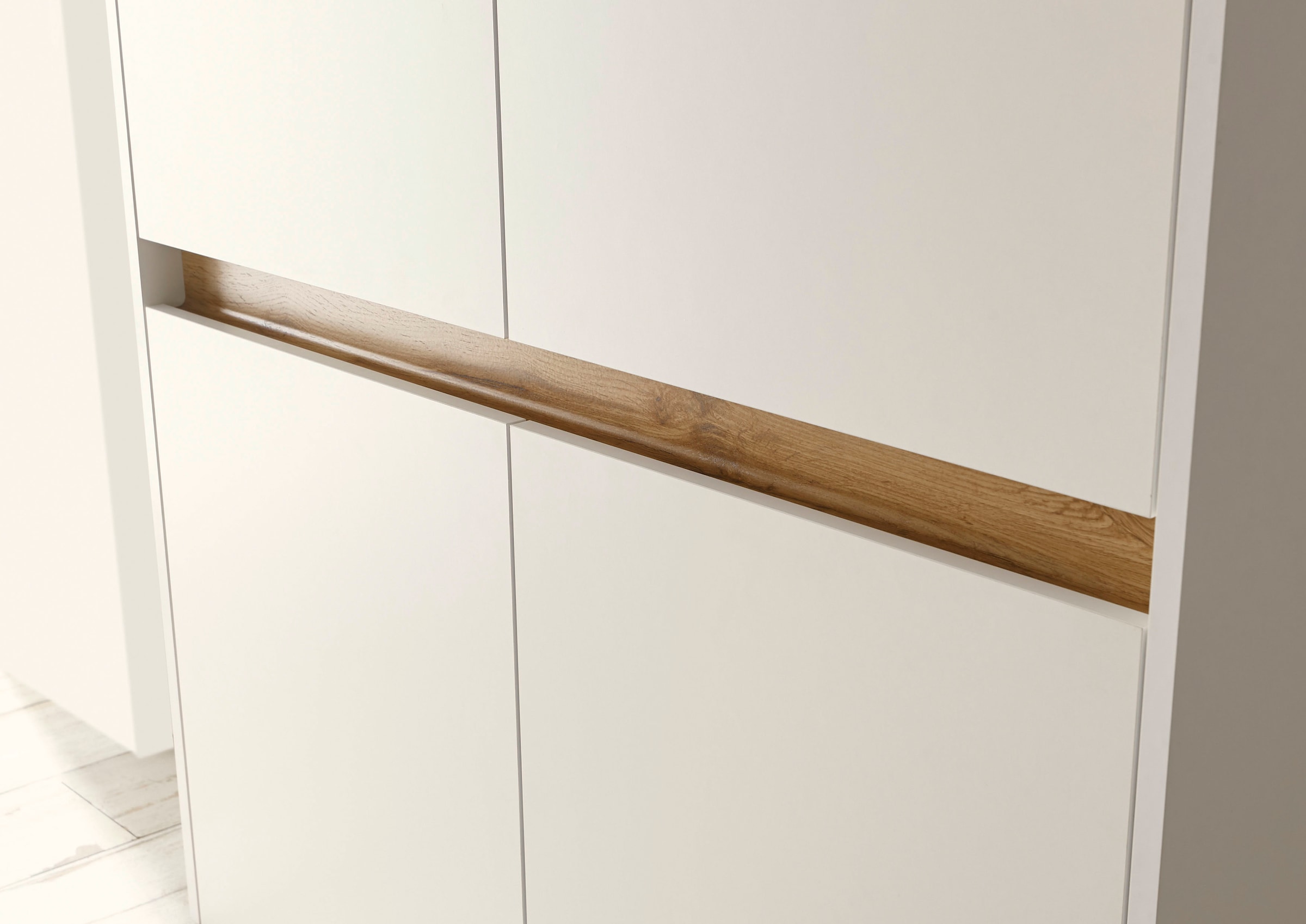 INOSIGN Wohnwand »City/Giron, moderne Anbauwand, Komplettset in vielen Farben verfügbar«, (Set, 3 St.), enthält ein Lowboard, ein Highboard & ein Wandboard
