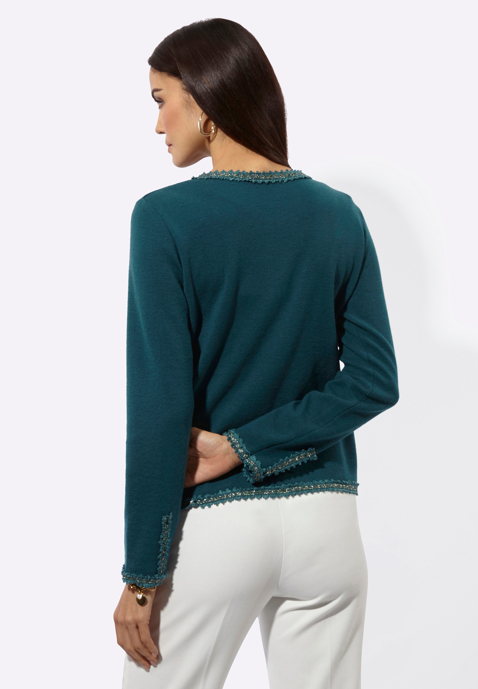 creation L Strickjacke »Strickjacke Strickjacke mit Woll-Anteil«
