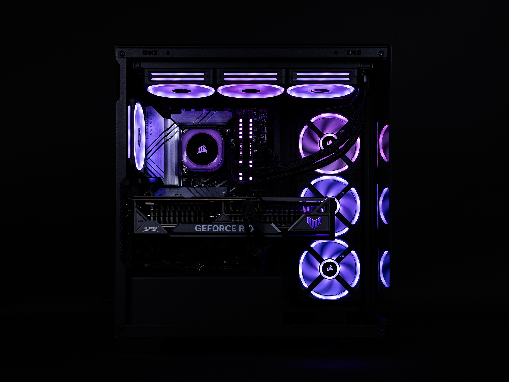 Joule Performance Gaming-PC »High End Gaming PC RTX5070TI R7X3D 32GB 3TB L1134856« Wasserkühlung in schwarz