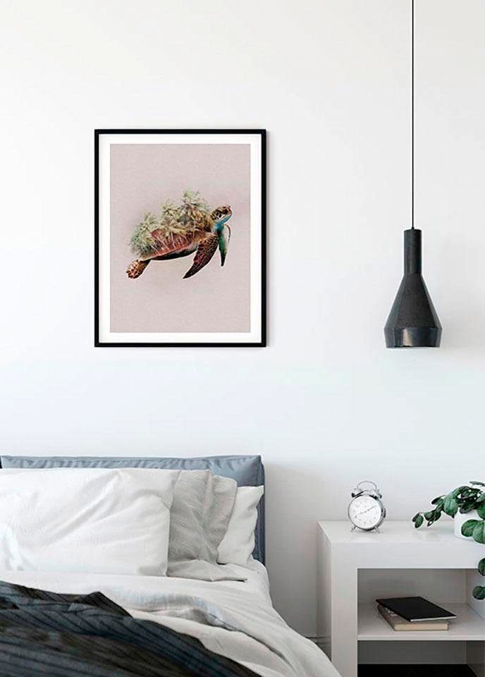 Komar Poster »Animals Paradise Turtle«, Tiere, (1 St.), Kinderzimmer, Schlafzimmer, Wohnzimmer