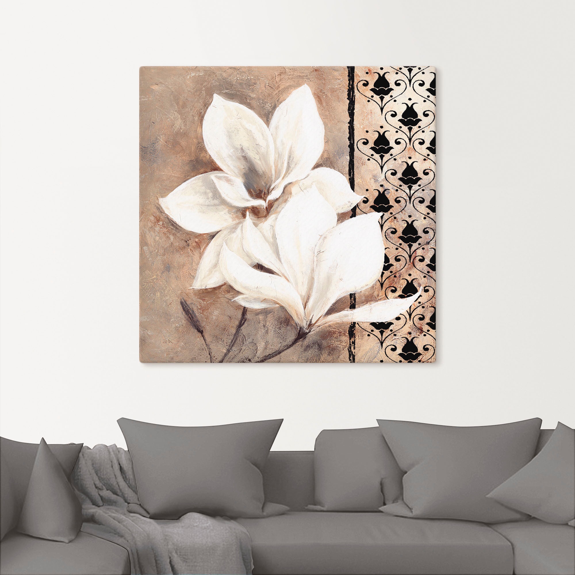 Artland Leinwandbild »Klassische Magnolien« Blumenbilder 1 Stk. tlg. als Leinwandbild in verschied. Größen