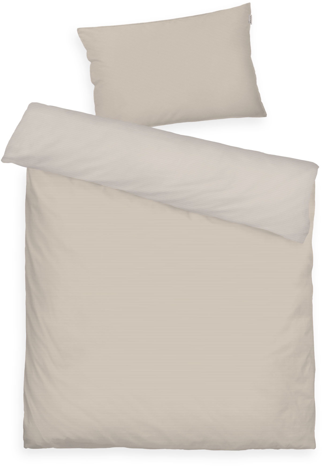TOM TAILOR HOME Babybettwäsche »TWO-TONE SOLID COLORS in Gr. 100x135cm«, new bedroom, Doppelnaht am Kissen