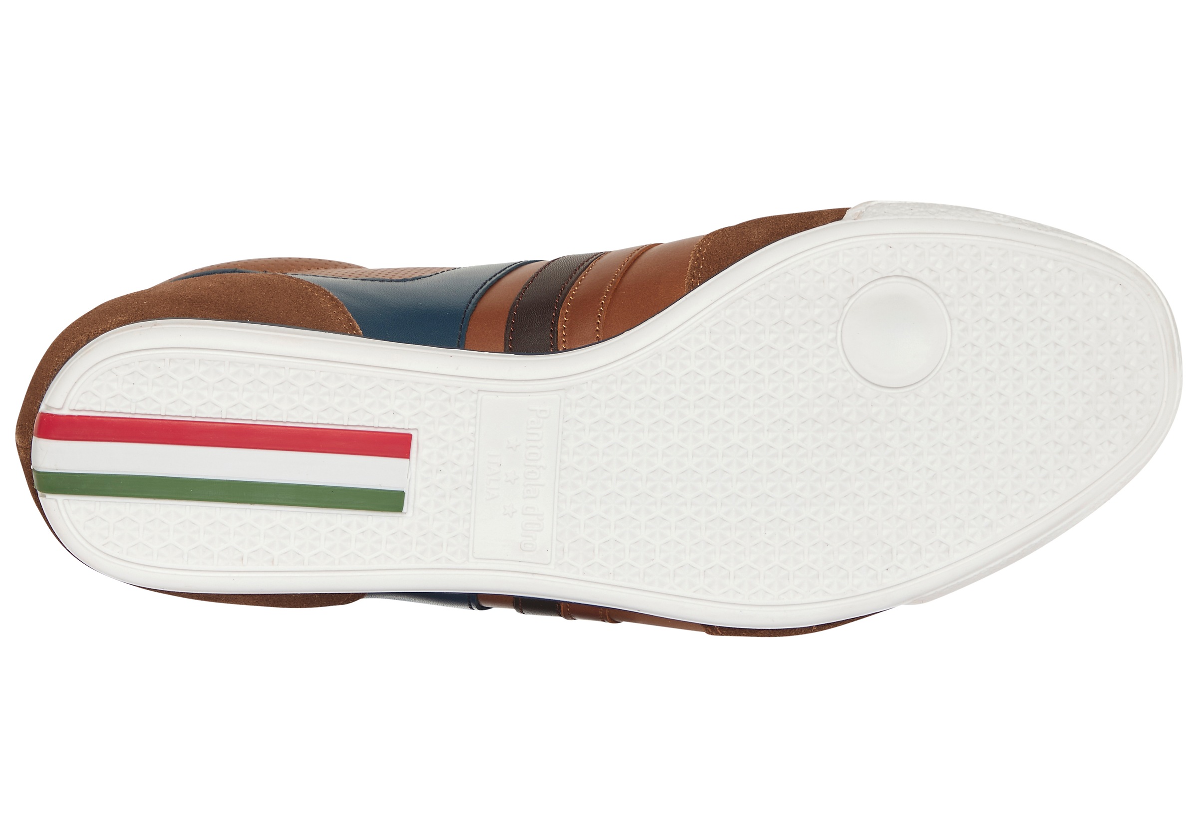 Pantofola d´Oro Sneaker »VASTO LOW«  Obermaterial aus Leder, Gummilaufsohle, mit Schnürung