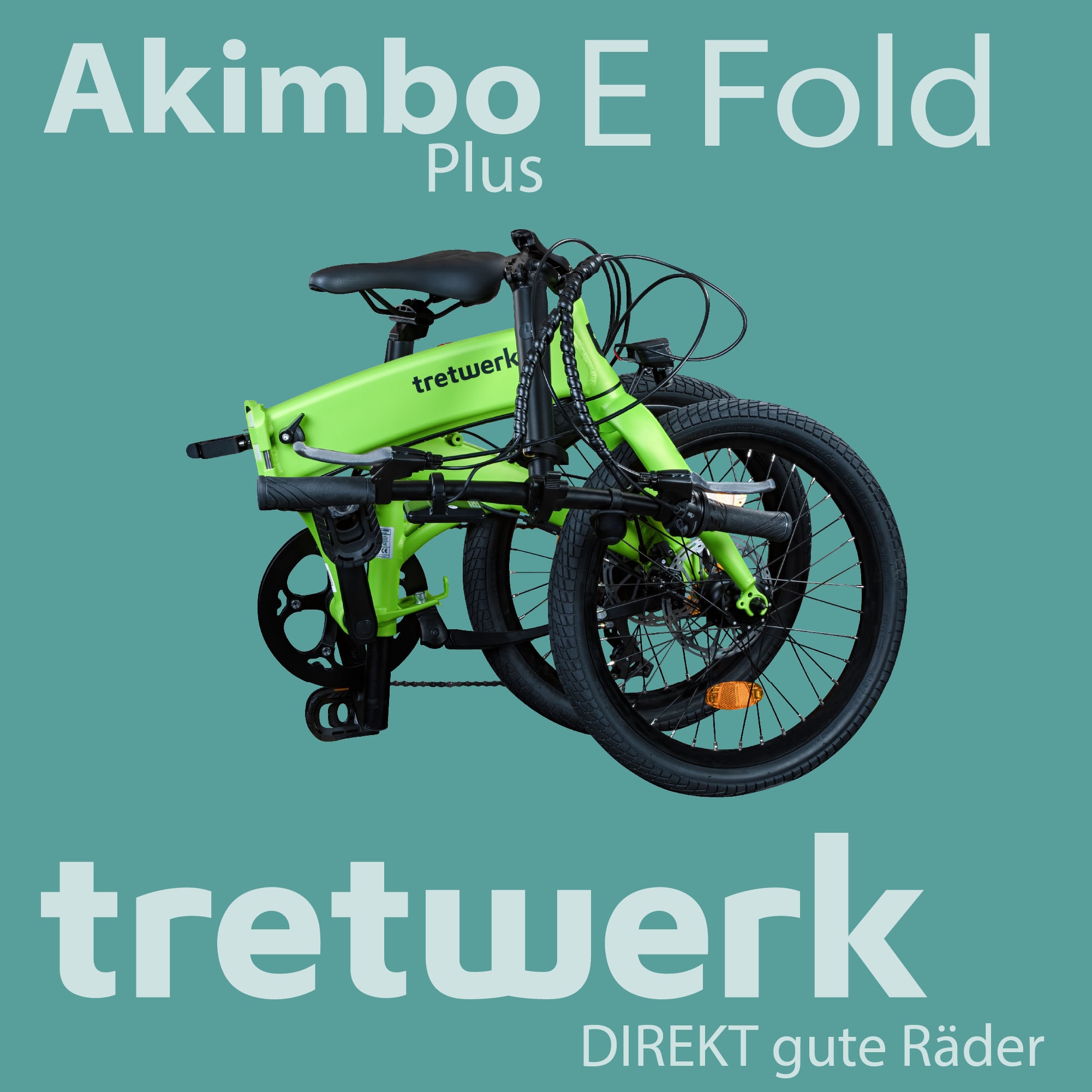 Tretwerk »Akimbo Plus« 7 Gang Shimano Tourney Schaltwerk Kettenschaltung Heckmotor 250 W Pedelec, Elektrofahrrad für Damen und Herren