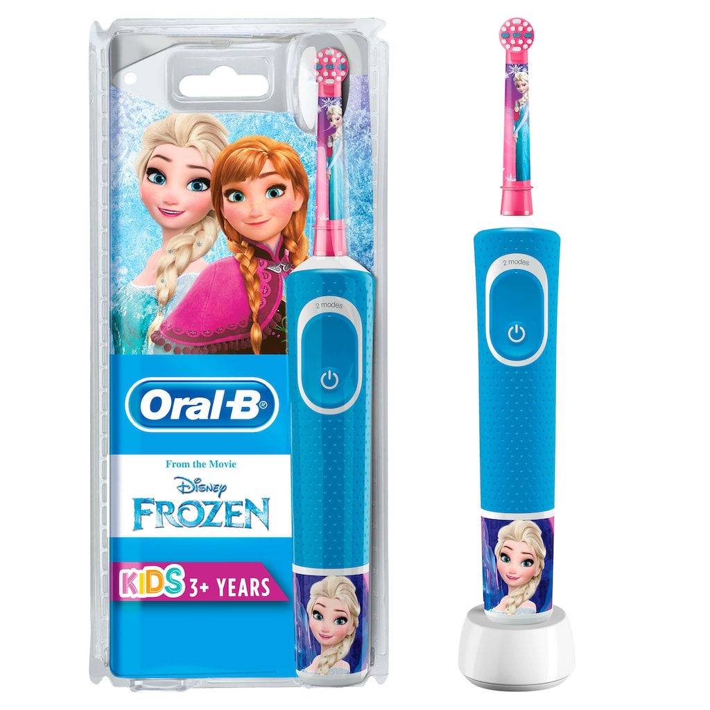 Oral-B Elektrische Kinderzahnbürste »Frozen Elektrische«, 1 St. Aufsteckbürsten