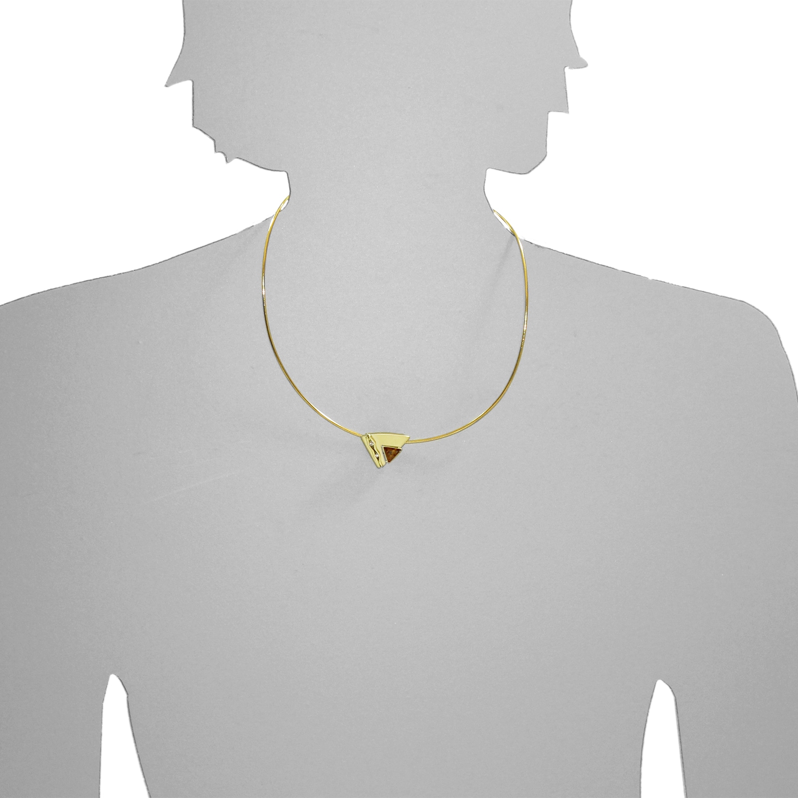 OSTSEE-SCHMUCK Kette mit Anhänger »- Gleiter-Benita - Silber 925/000, vergoldet - Bernstein/Zirk.«