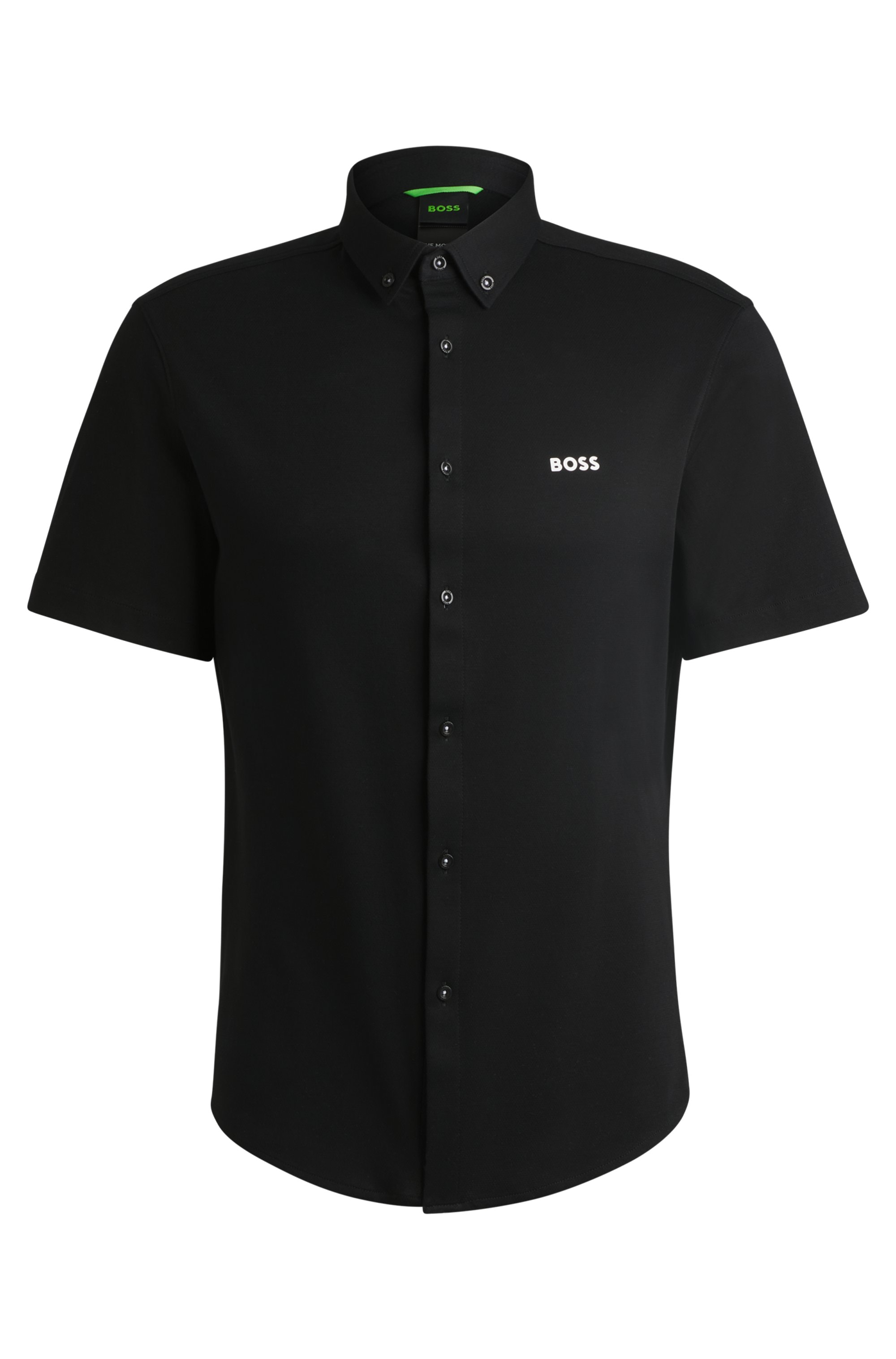 BOSS GREEN Kurzarmhemd »B MOTION S«, mit Logoschriftzug auf der Brust