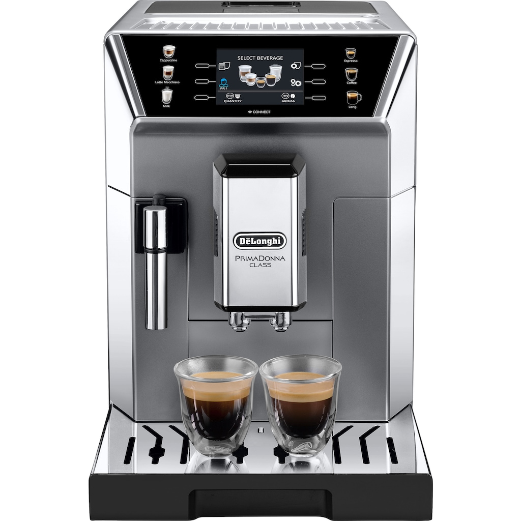 De'Longhi Kaffeevollautomat »PrimaDonna Class ECAM 550.85.MS, silber«