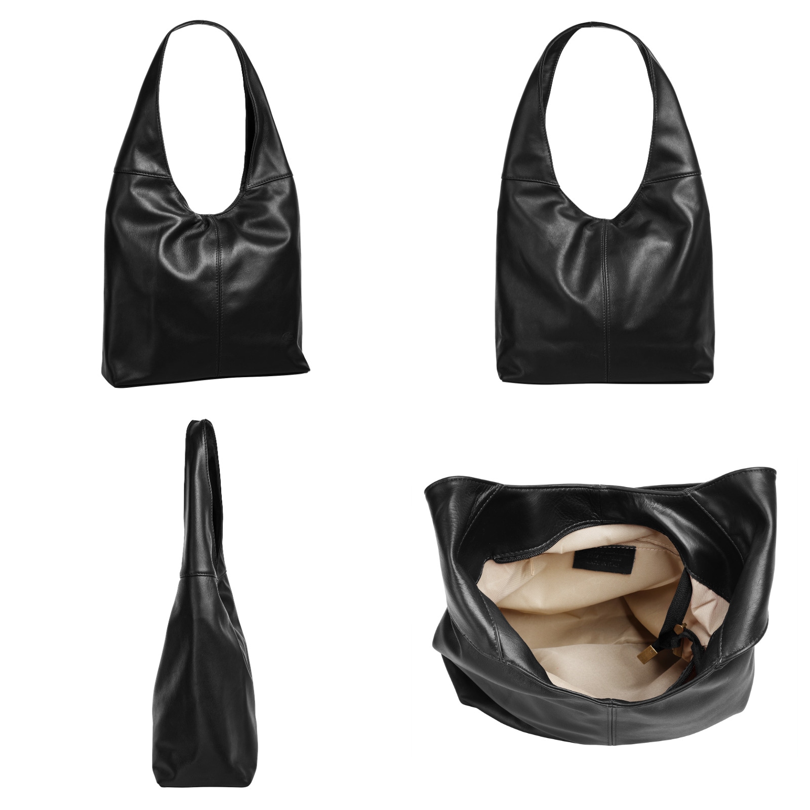 Piké Shopper, echt Leder, Made in Italy