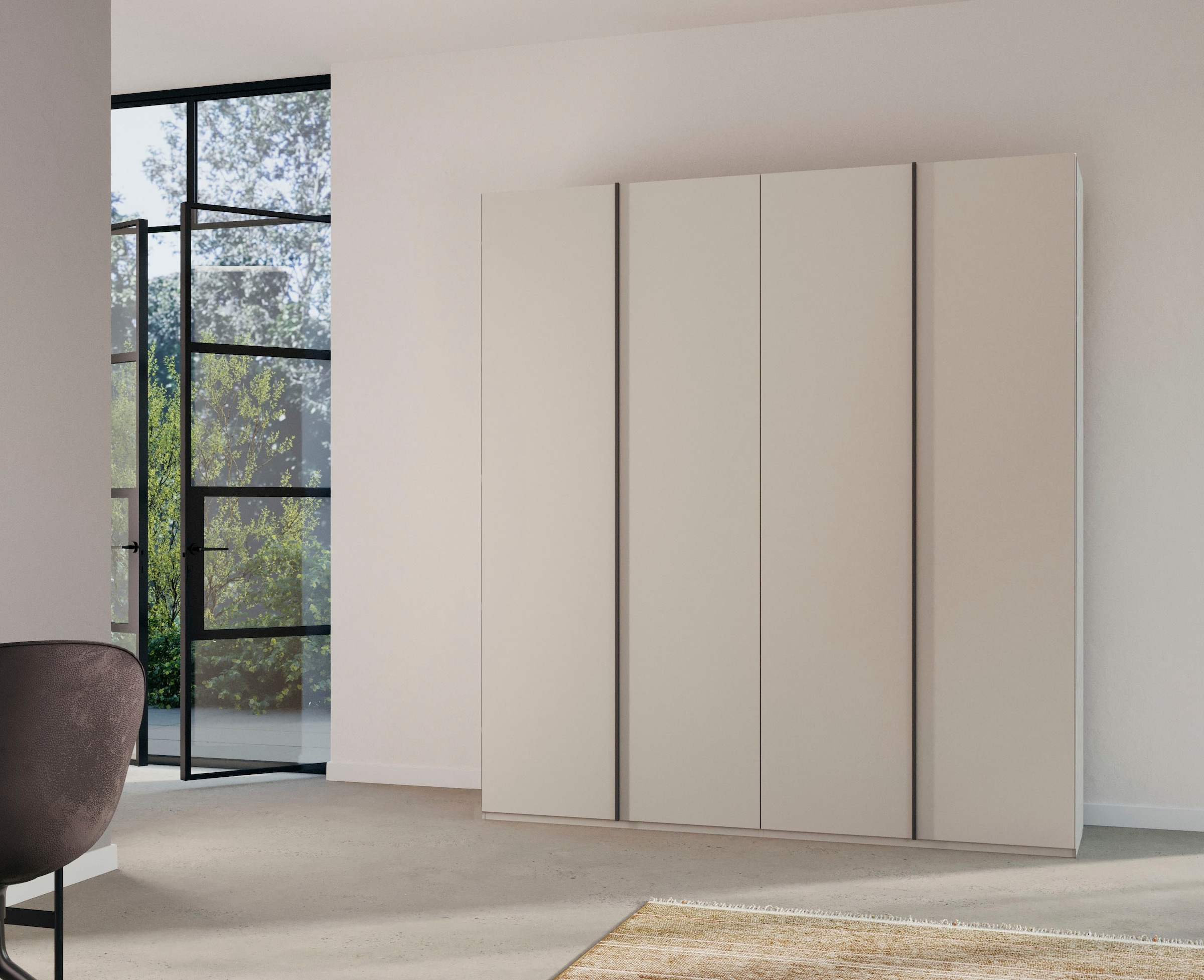 rauch Drehtürenschrank »Skat Meridian«, inkl. Innenspiegel und 4 Innenschubladen