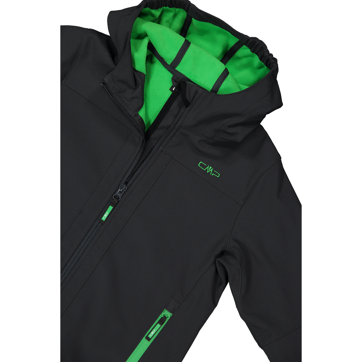 CMP Softshelljacke »KID  SOFTSHELL JACKET FIX HOOD« mit Kapuze mit Clima Protect Membran, wasserabweisend, atmungsaktiv