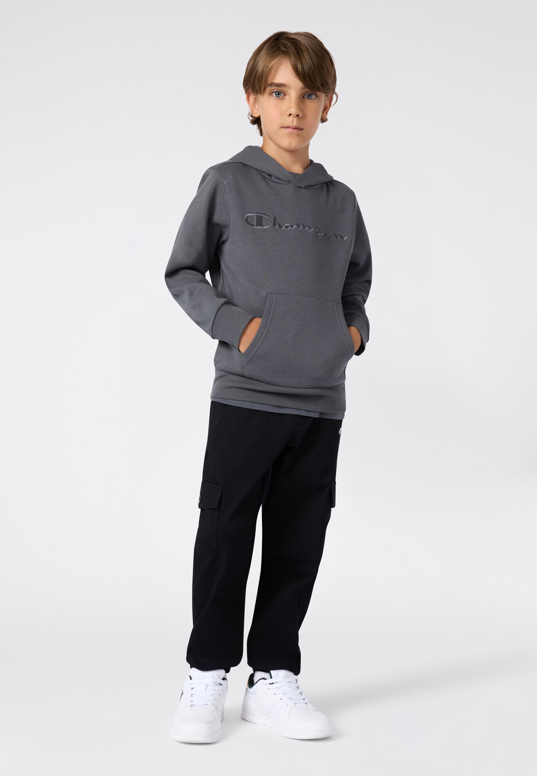 Champion Kapuzensweatshirt »ICONS TONAL Hoodie Large Logo«, (1 tlg.)