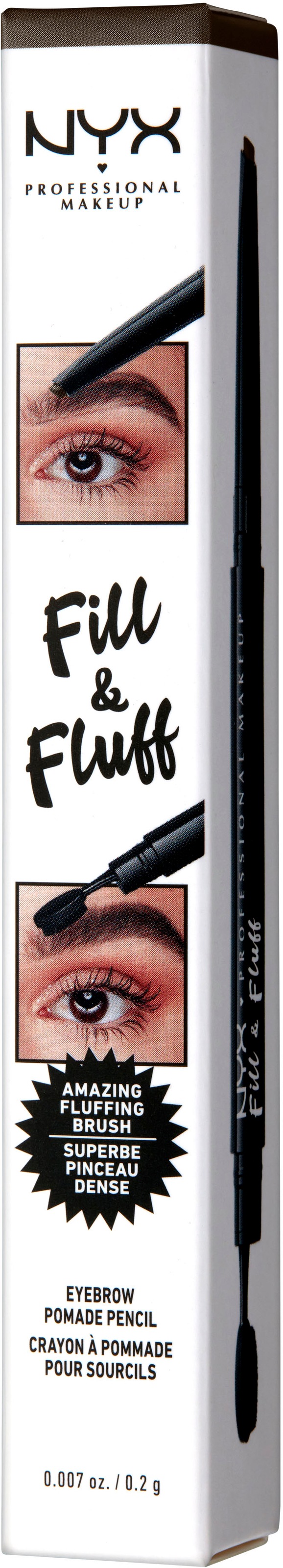 NYX Augenbrauen-Stift »Professional Makeup Fill & Fluff Eyebrow Pomade Pencil«