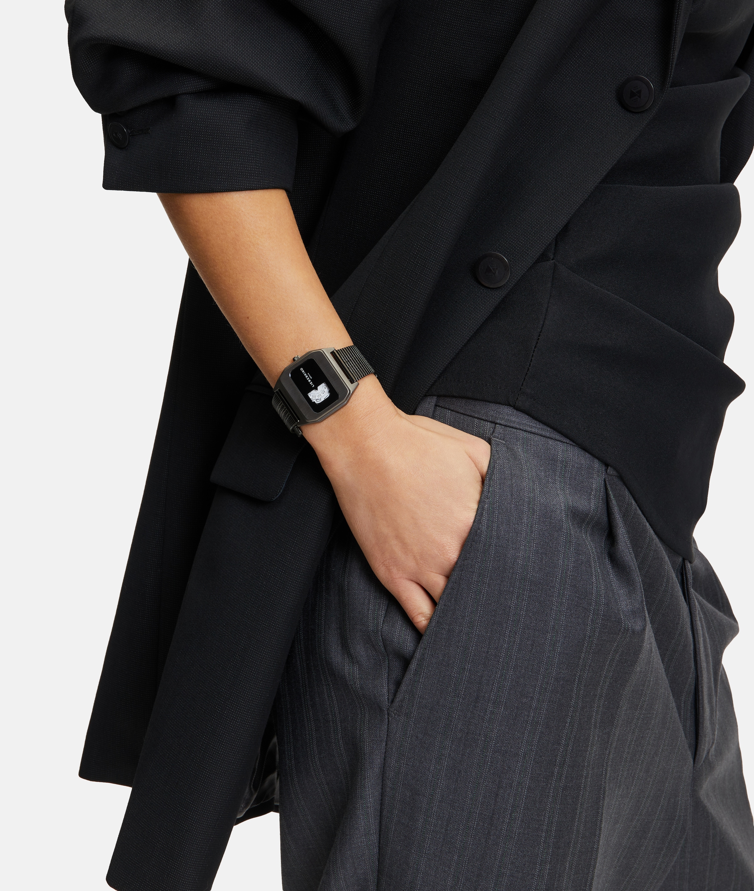 Liebeskind Berlin Quarzuhr »Vinyl Vision« Armbanduhr, Damenuhr, Edelstahlarmband, analog