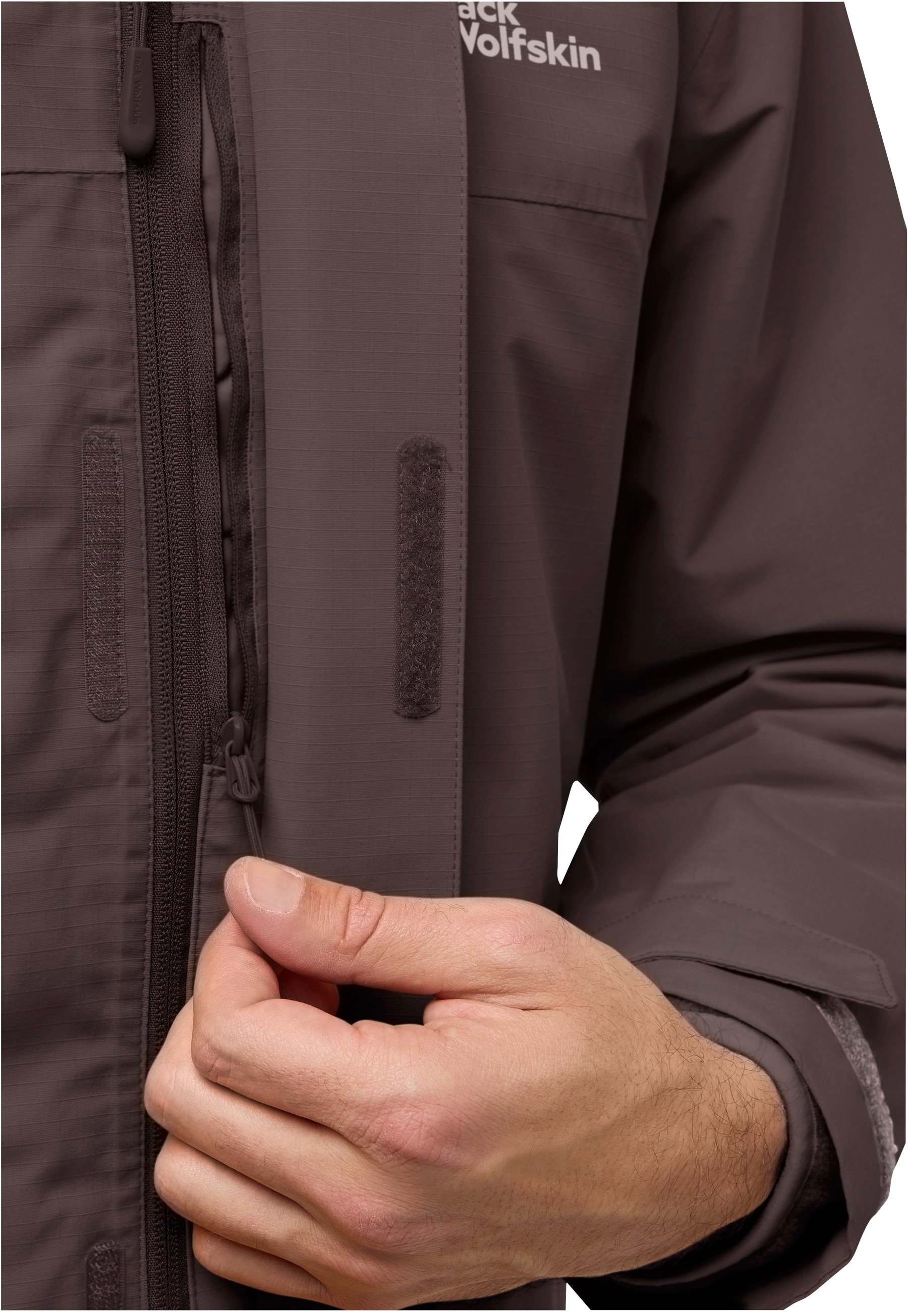 Jack Wolfskin 3-in-1-Funktionsjacke »ALTENBERG 3IN1«, mit Kapuze, 3in1, wasserabweisend, Übergangsjacke