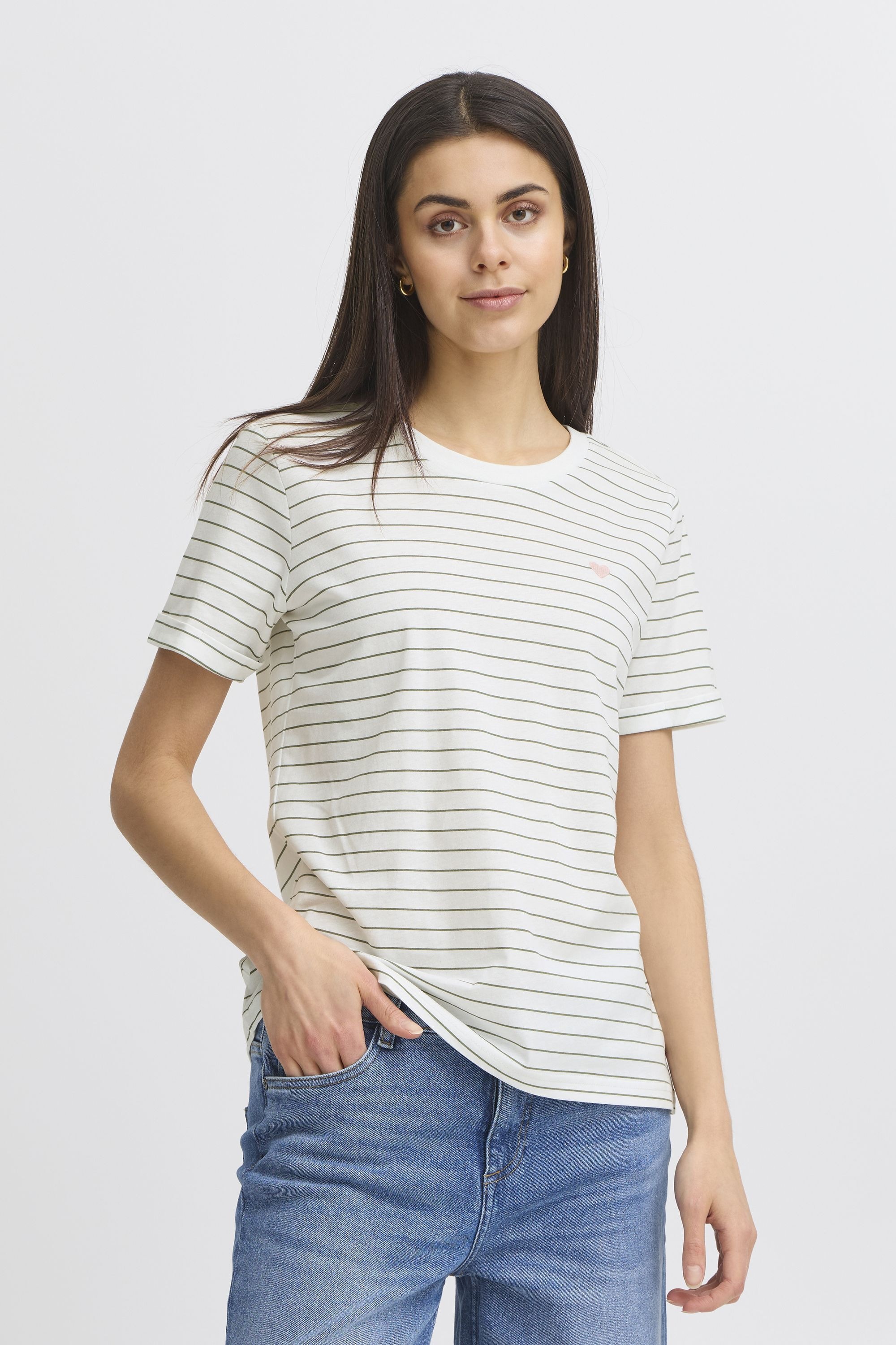 fransa Rundhalsshirt »Rundhalsshirt FRAMORA«