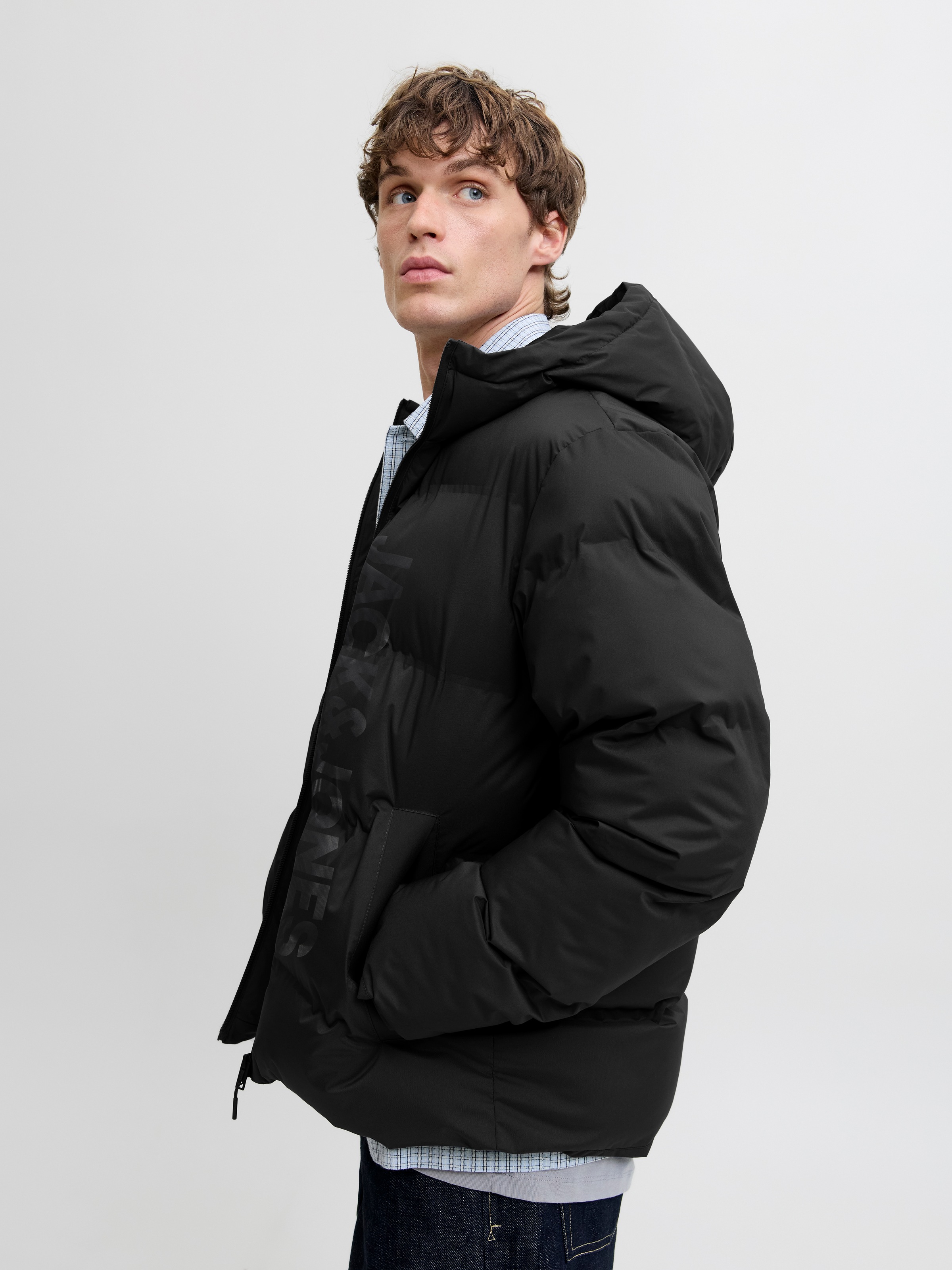Jack & Jones Steppjacke »JJKAITO PUFFER JACKET BF« mit Kapuze