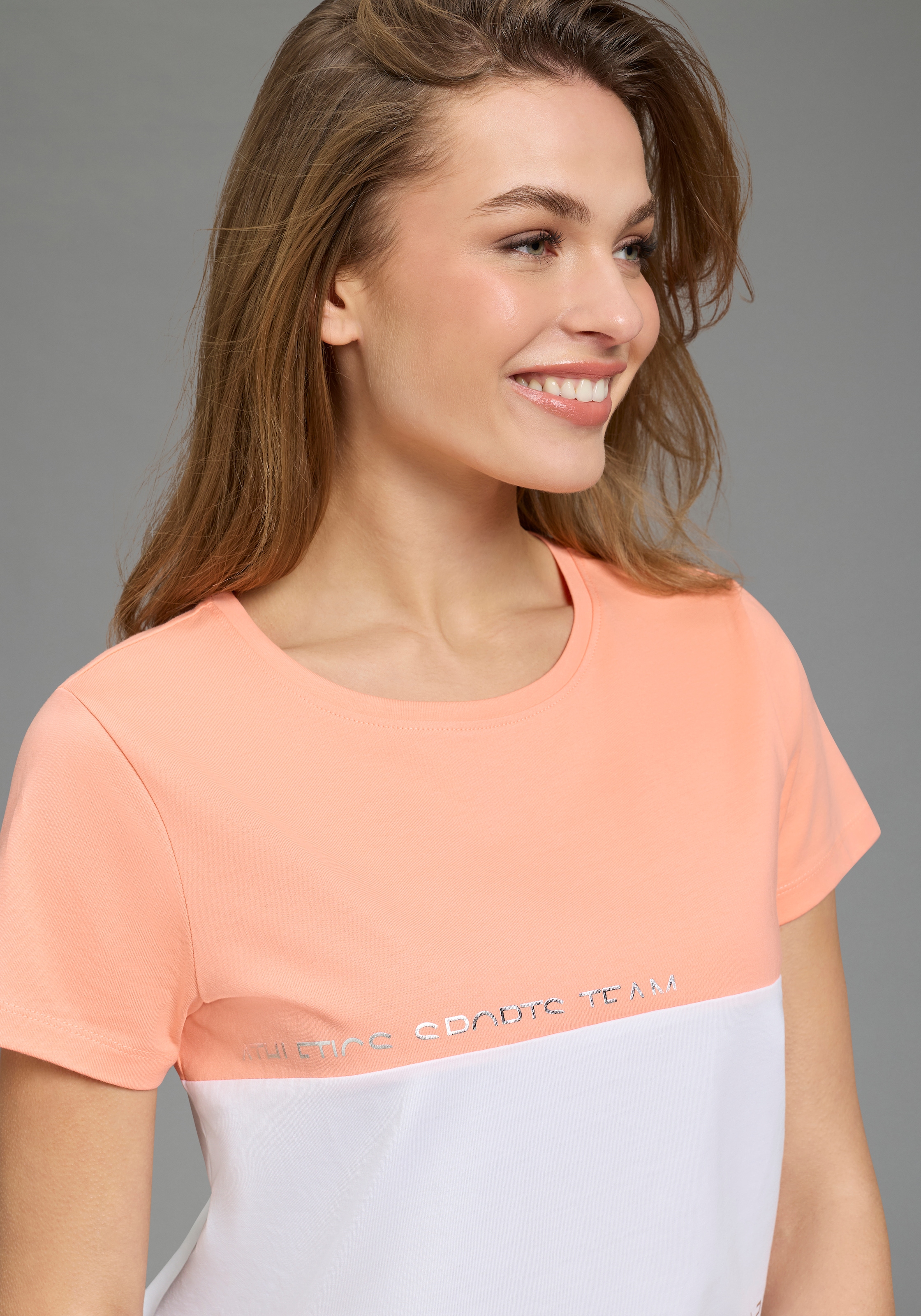 KangaROOS T-Shirt im Colorblock-Design