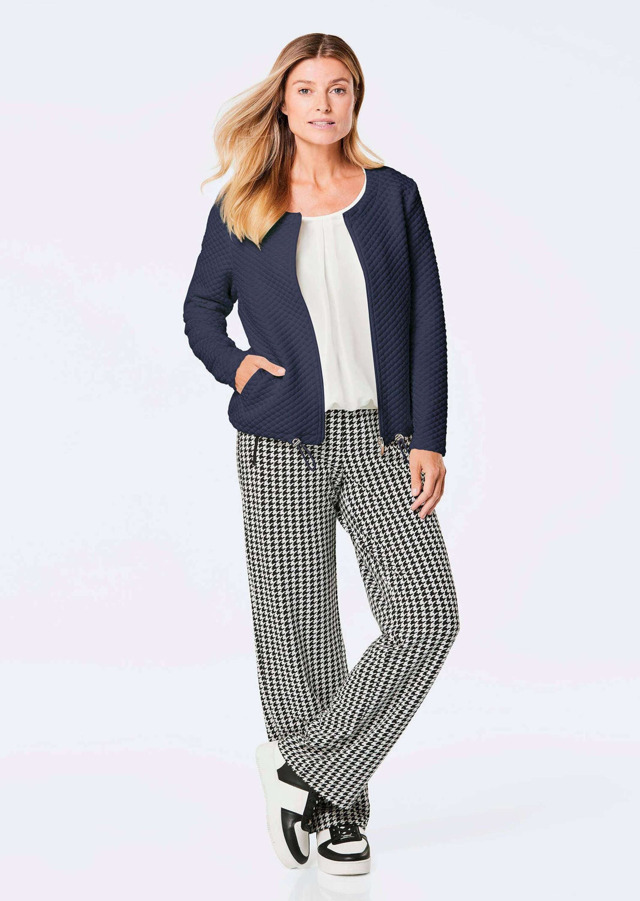 GOLDNER Sommerjacke »Jacke« Mit Gummibändchen am Saum