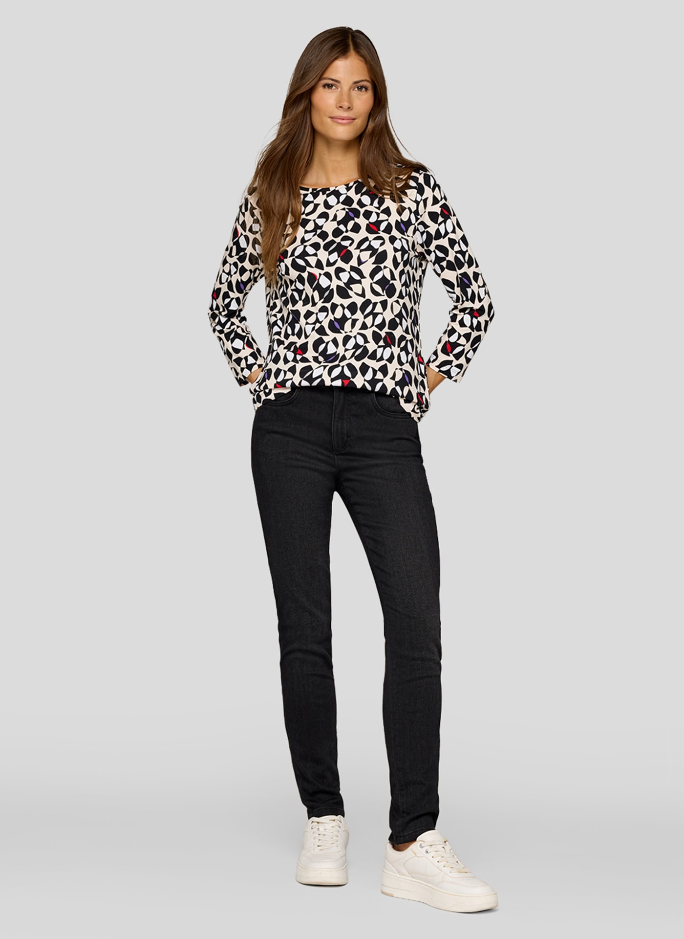 Rabe 3/4-Arm-Shirt, mit All-Over Print