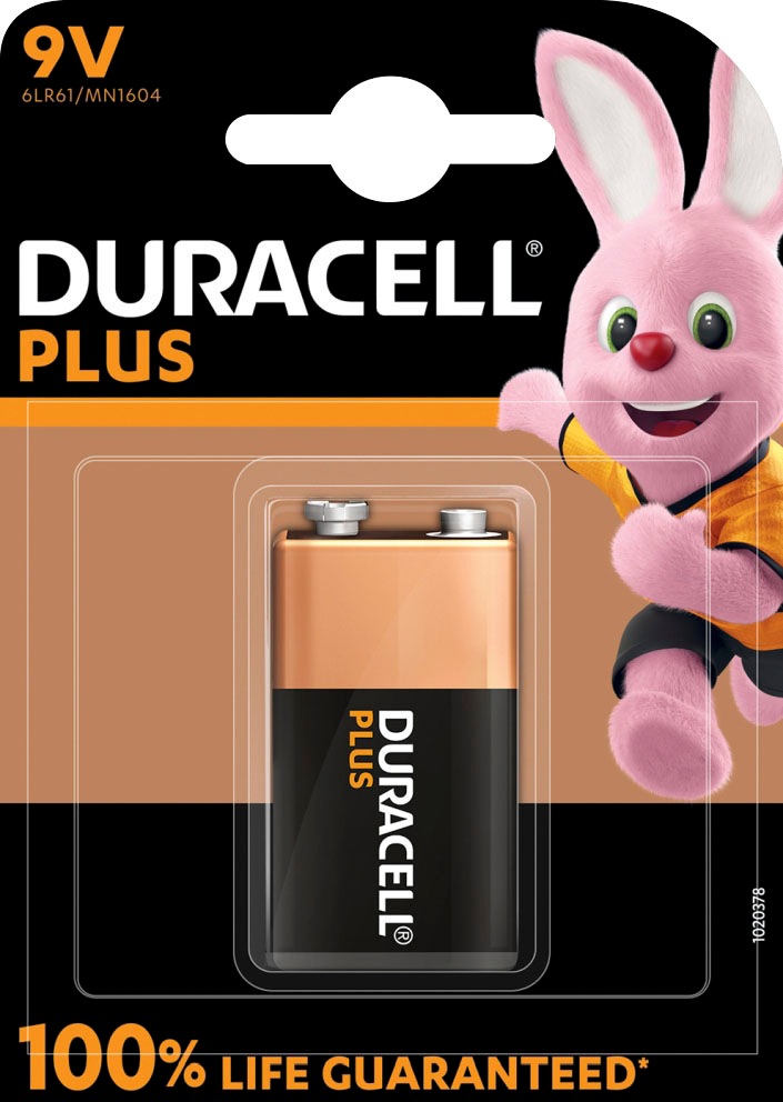 Duracell Batterie »Plus«, 6LR61, (1 St.)