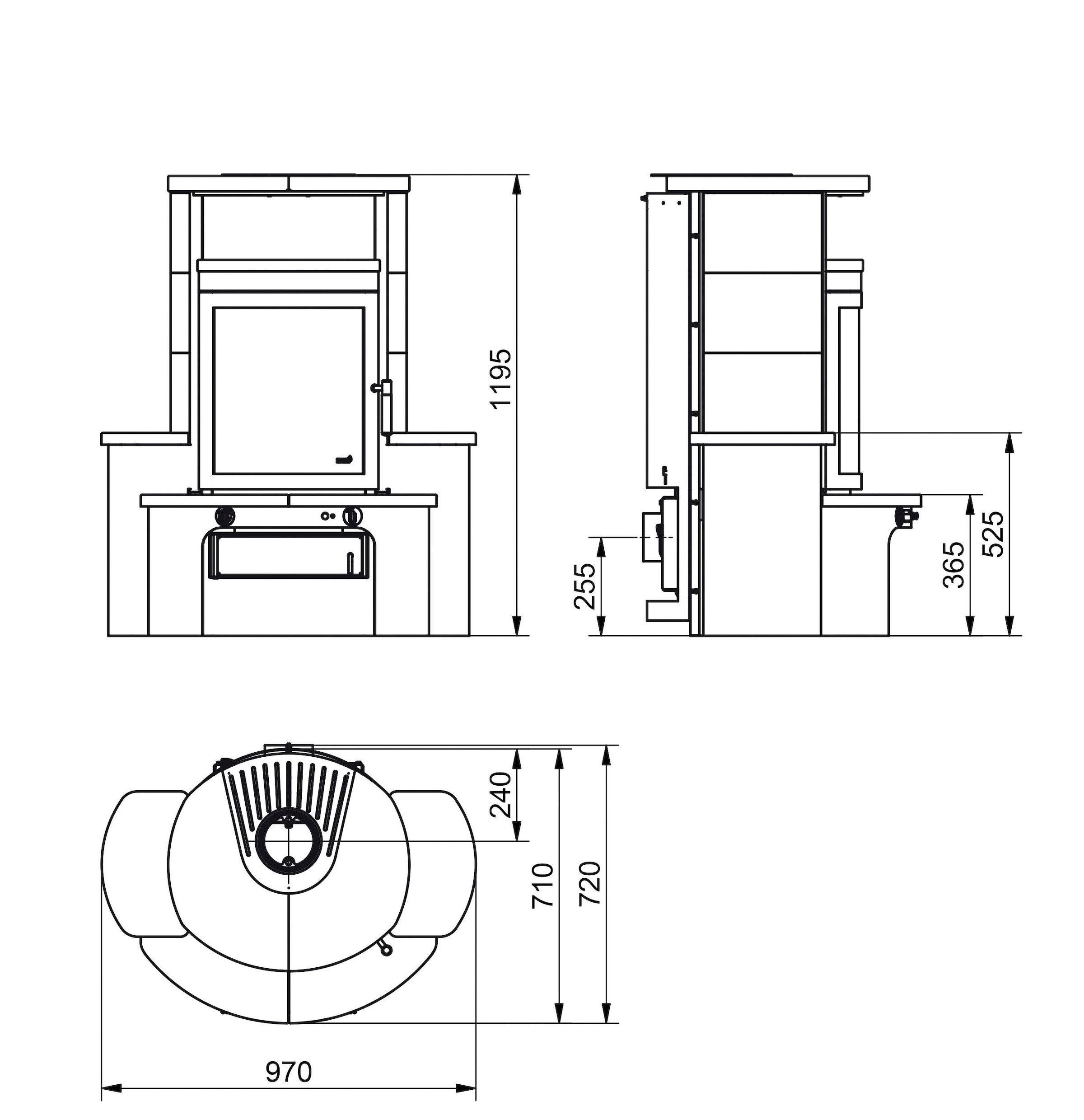 HARK Kaminofen »»Avenso GT ECOplus««, mit EcoPlus Filter