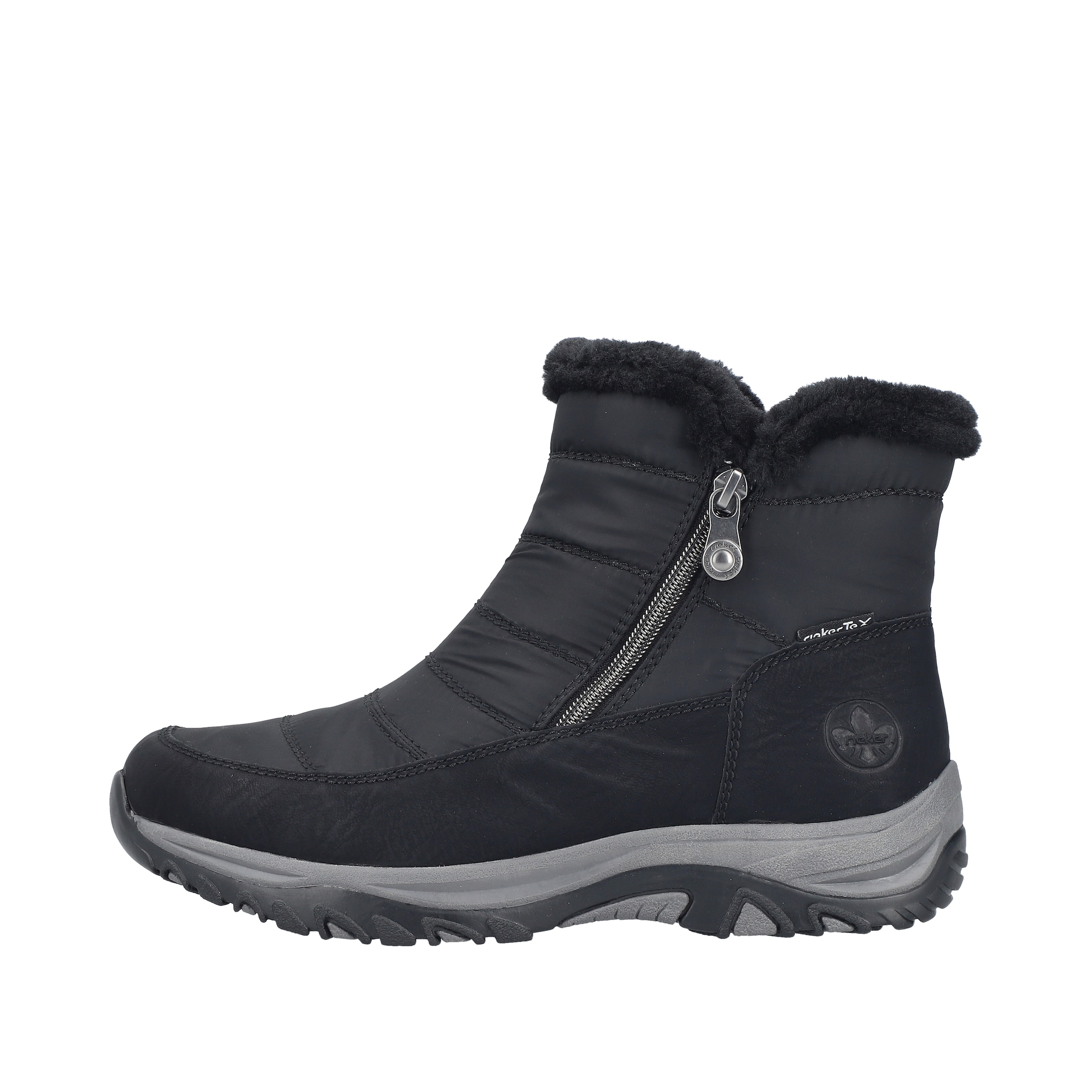 Rieker Winterboots  Winterstiefelette, Snowboots mit Reißverschlüsse und Warmfutter