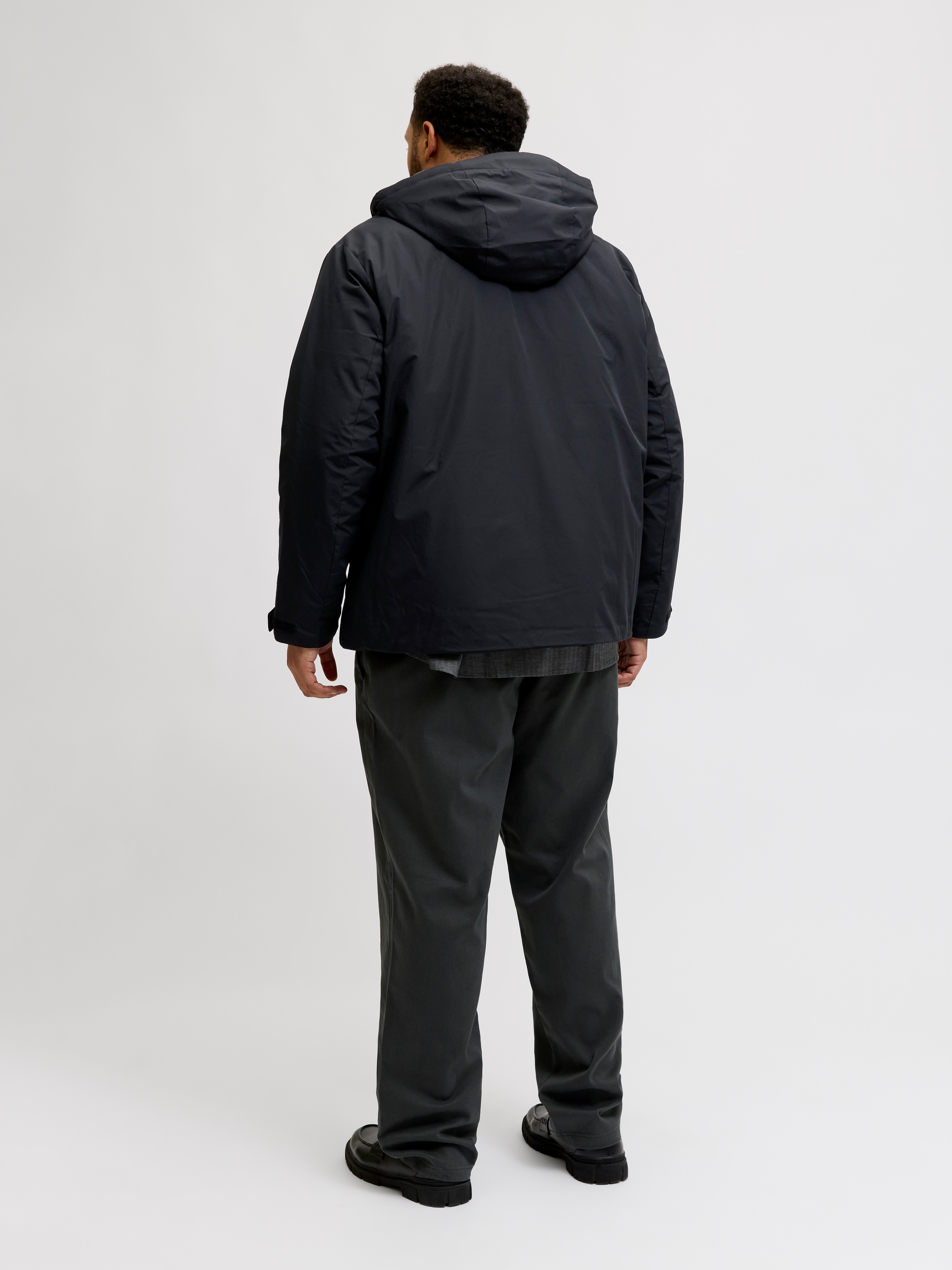 Jack & Jones PlusSize Outdoorjacke »JJEBRANDON TRANSITIONAL JACKET SN PLS«, mit Kapuze