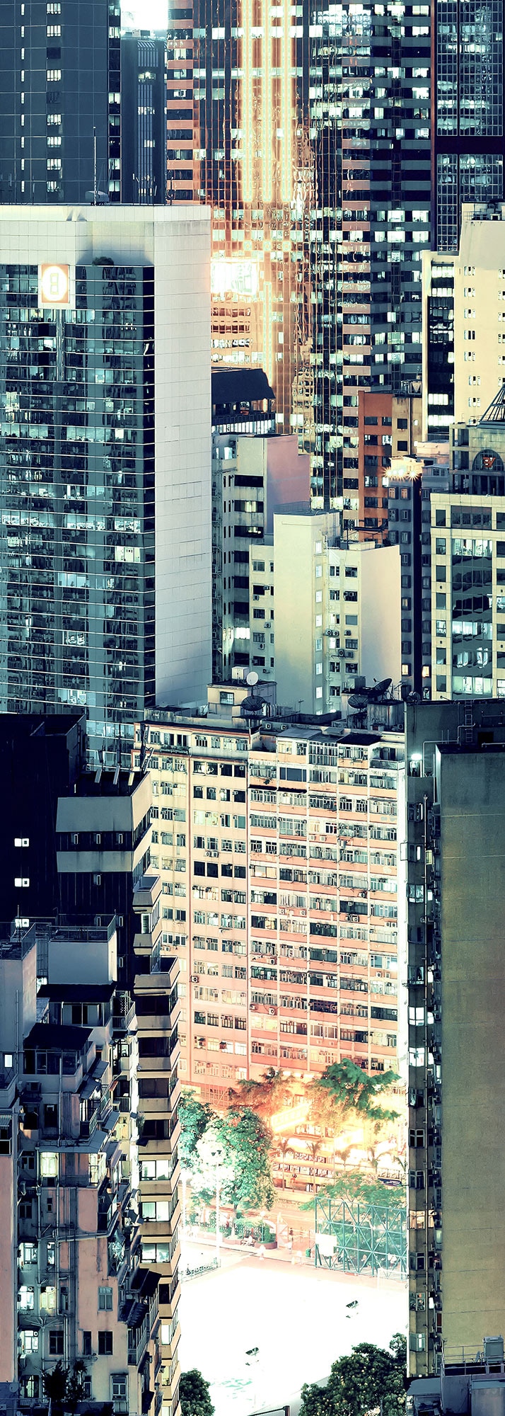 Komar Fototapete »Vlies Fototapete - Skyline - Größe 100 x 280 cm« Motiv | bedruckt glatt