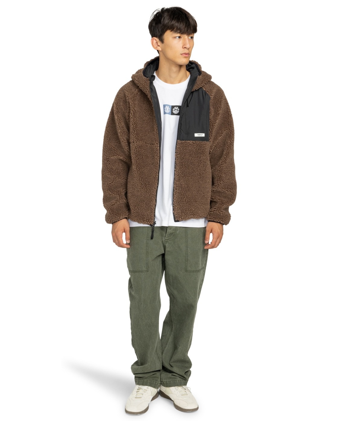 Element Outdoorjacke »Wolfe Sherpa« mit Kapuze