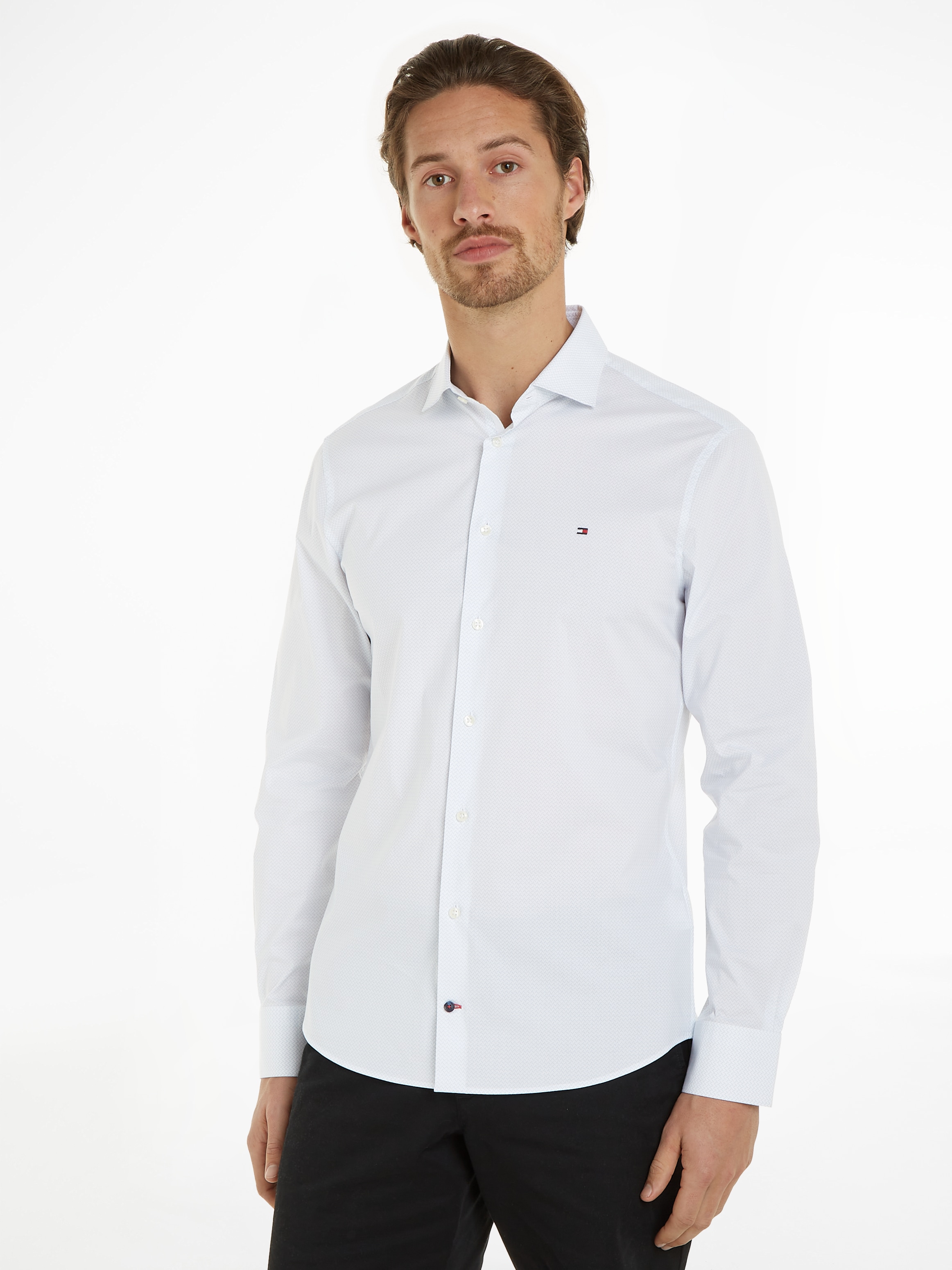 Tommy Hilfiger Businesshemd »CL STRETCH MICRO PRINT SF SHIRT«
