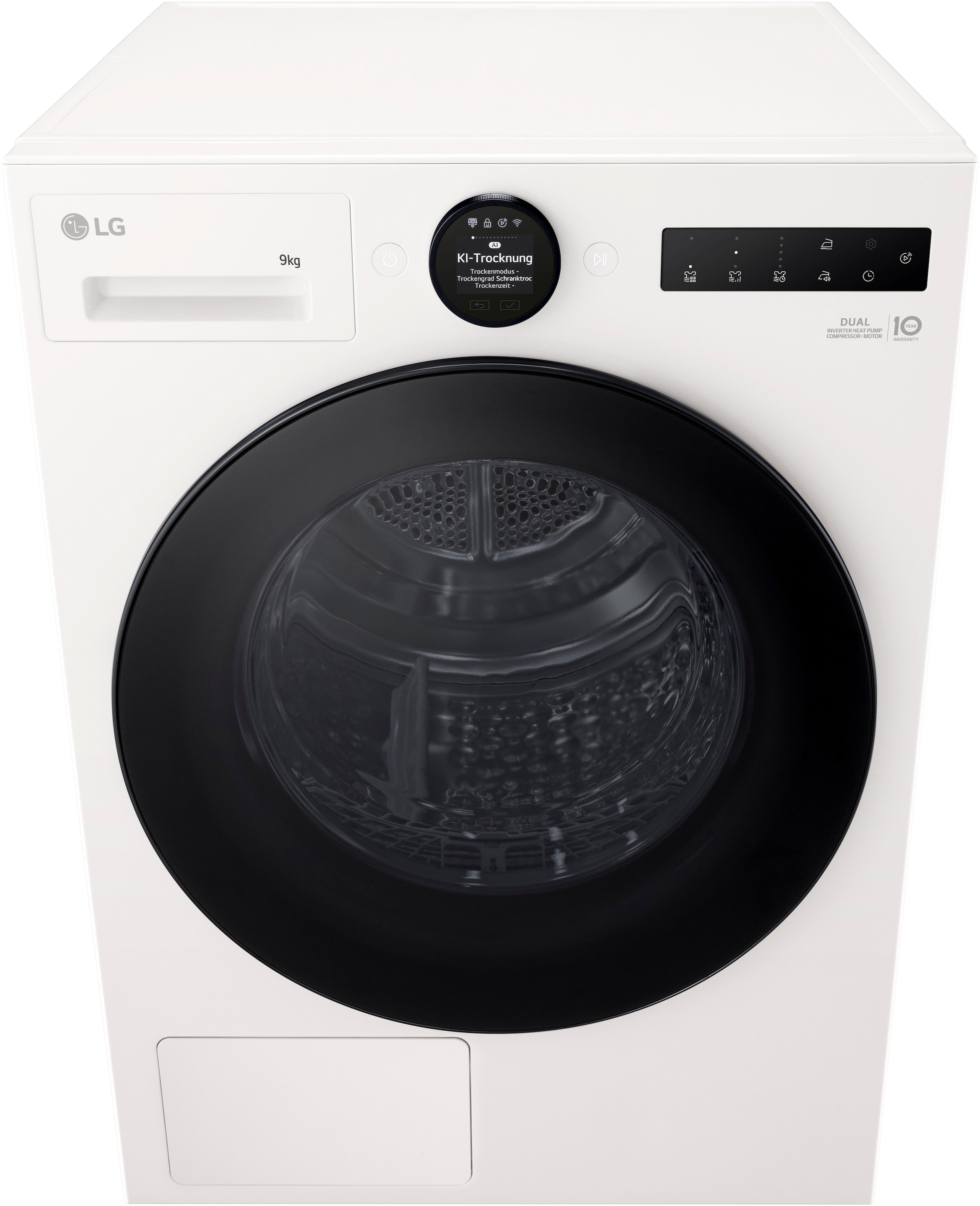 LG Wärmepumpentrockner »RT90X8C«, 9 kg, Allergy Care