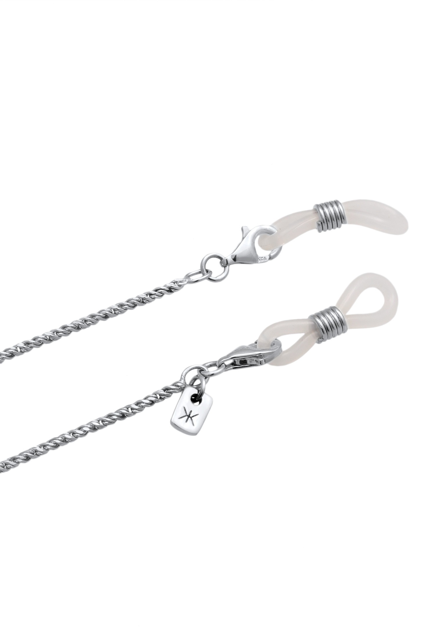 Kuzzoi Schmuckset »Schmuckzubehör Brillenkette Figaro Gliederkette 925 Sterling Silber«