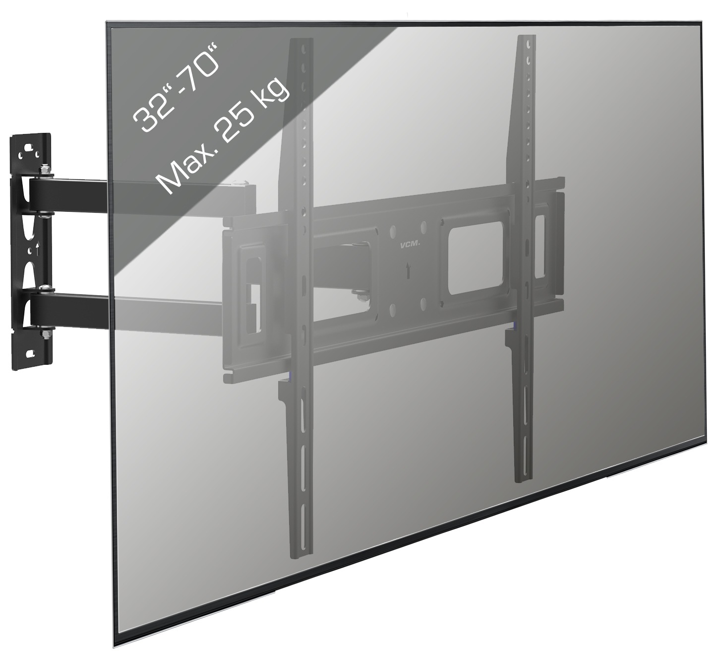 VCM TV-Wandhalterung »TV Wandhalterung Halter ausziehbar neigbar B-SN600«