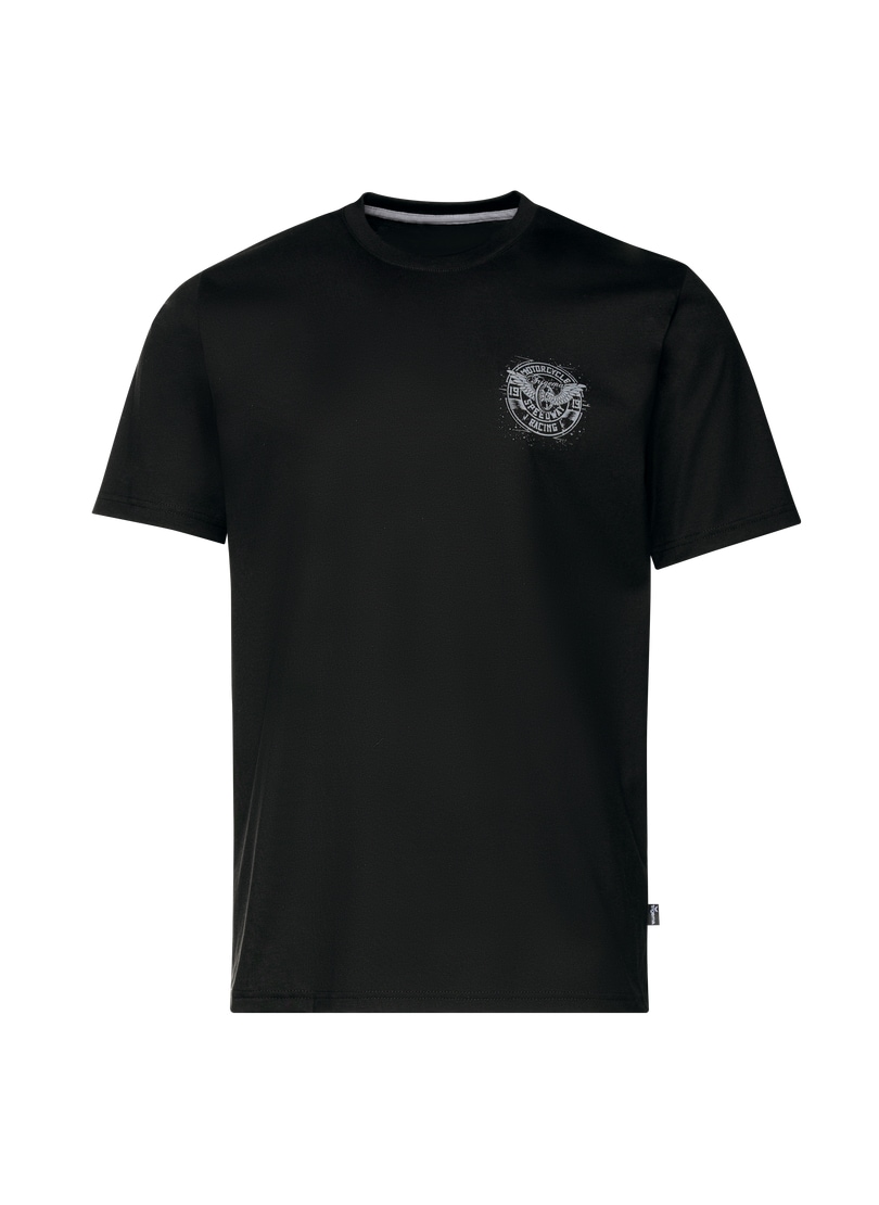 Trigema T-Shirt »TRIGEMA T-Shirt mit Motorrad-Printmotiven«, (1 tlg.)