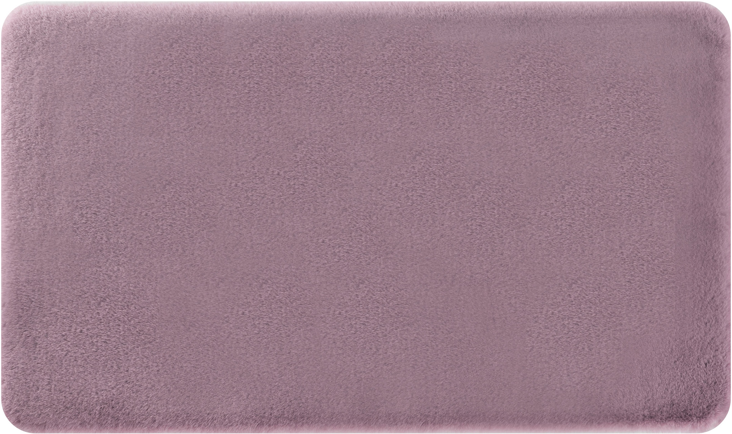 my home Badematte »Valeria, Kaninchenfell-Haptik«, rutschhemmend beschichtet, fußbodenheizungsgeeignet-strapazierfähig, Kunstfell, weicher Badteppich